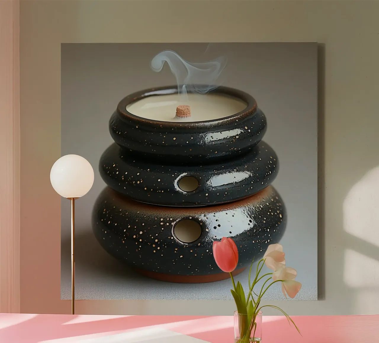 Bali Serenity Rituals tela con Cornice a cassetta da Wanderlust Vibes