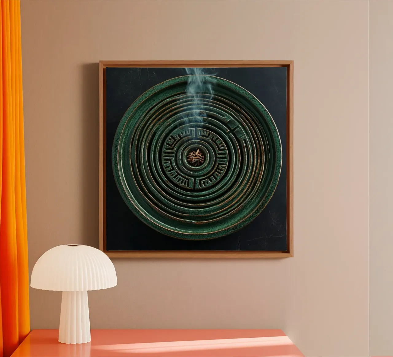 Bali Serenity Rituals tela con Cornice a cassetta da Wanderlust Vibes