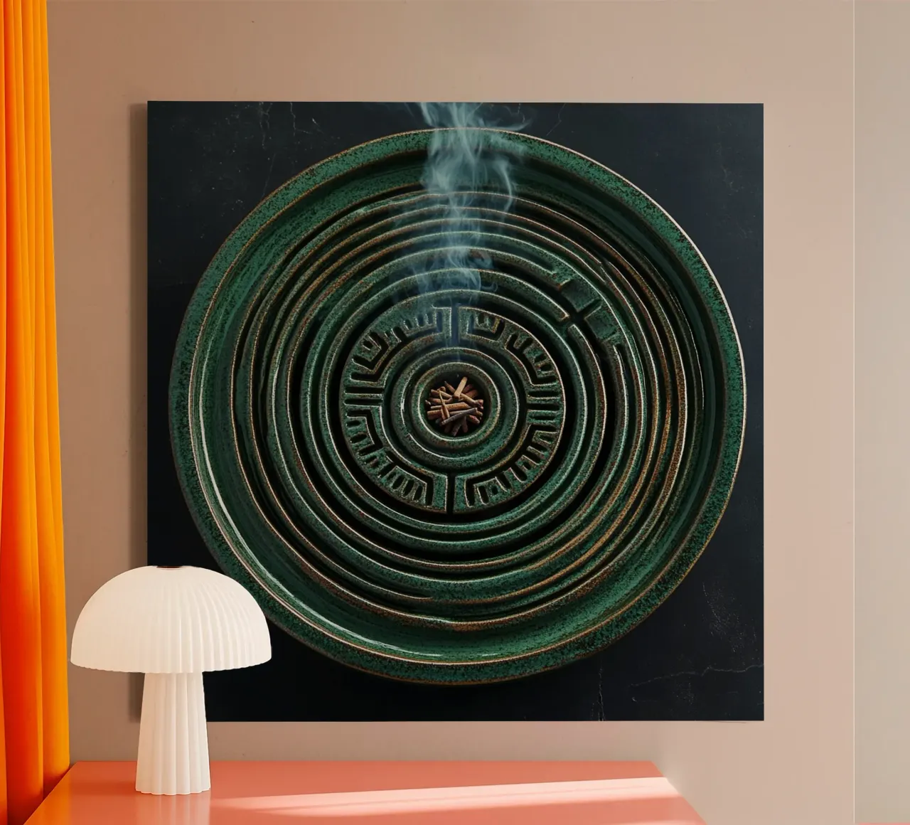 Bali Serenity Rituals tela con Cornice a cassetta da Wanderlust Vibes