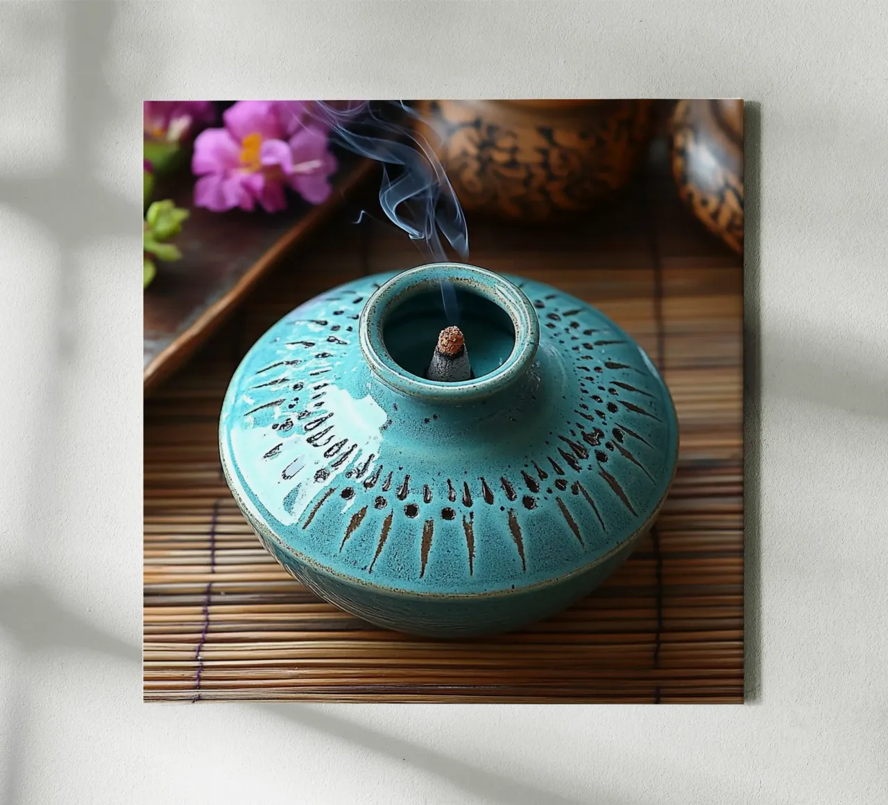 Bali Serenity Rituals tela con Cornice a cassetta da Wanderlust Vibes