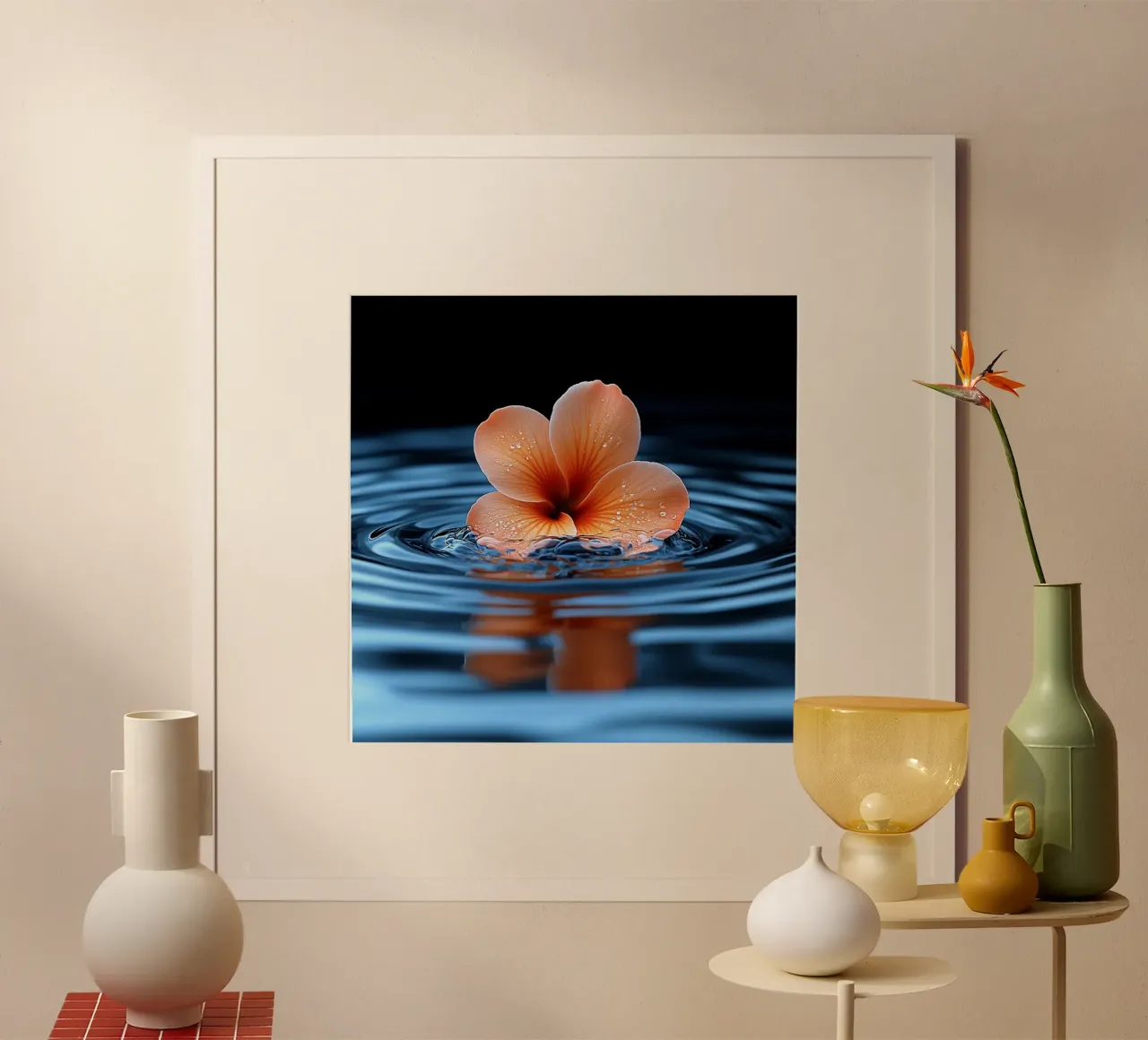 Bali Serenity Rituals poster con telaio in plastica da Wanderlust Vibes