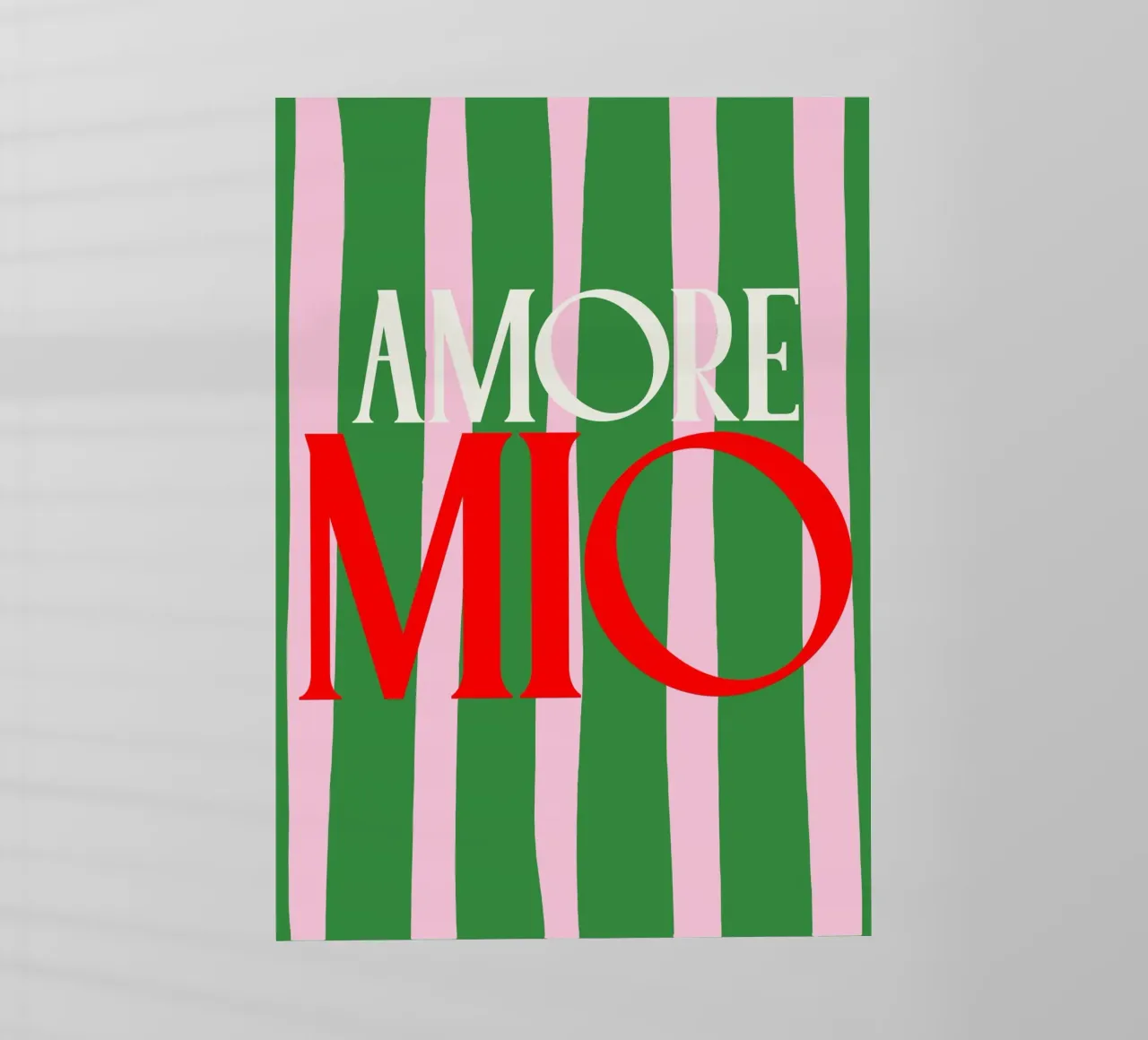Amore Mio pellicola backlit da Attaboy Dsgn