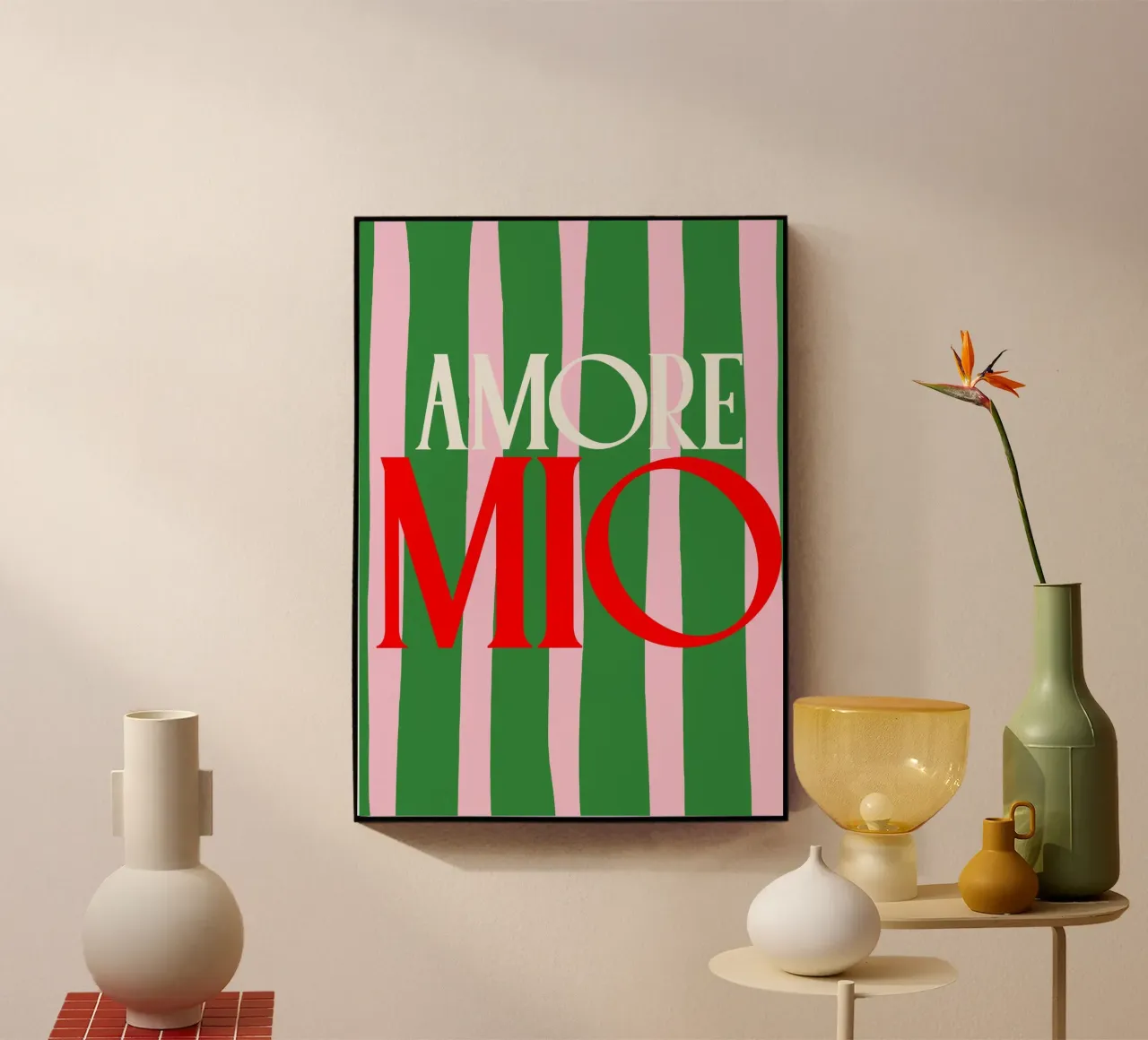 Amore Mio plexiglass da Attaboy Dsgn