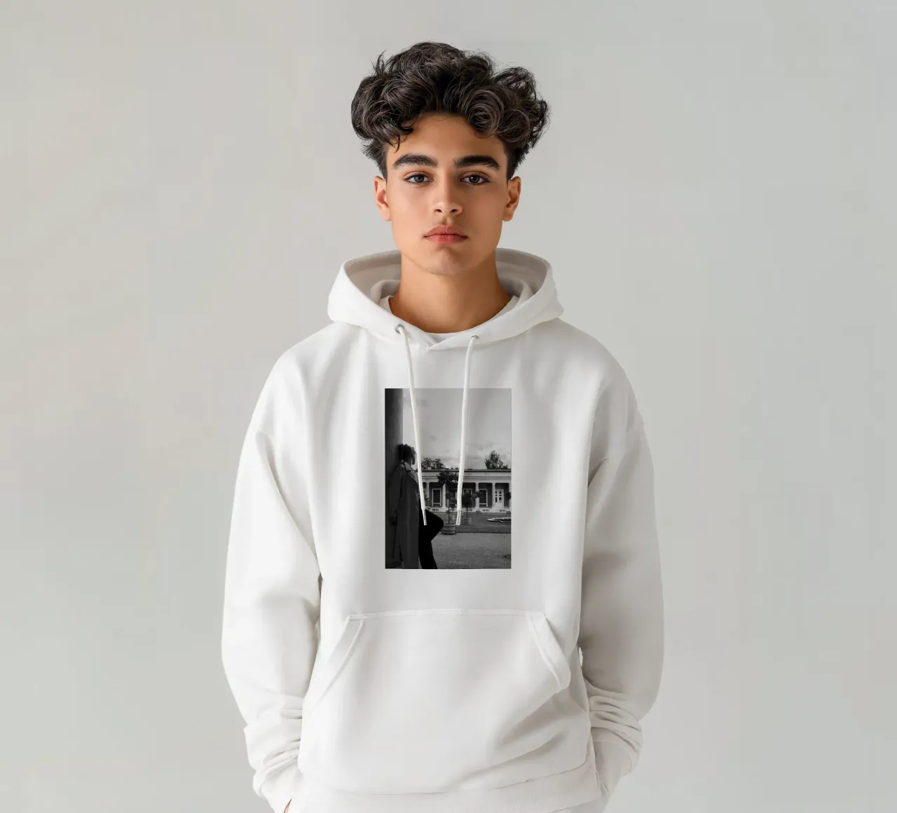 Bianco e nero #2 felpa con cappuccio da j-photography