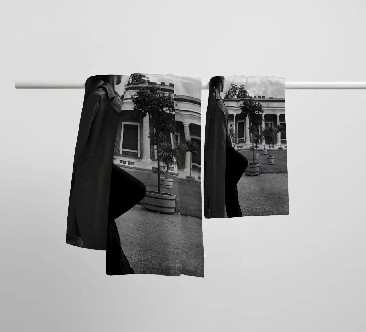 Bianco e nero #2 asciugamano da bagno da j-photography