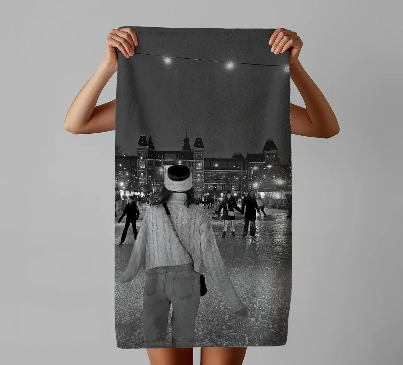 Bianco e nero #3 asciugamano da bagno da j-photography