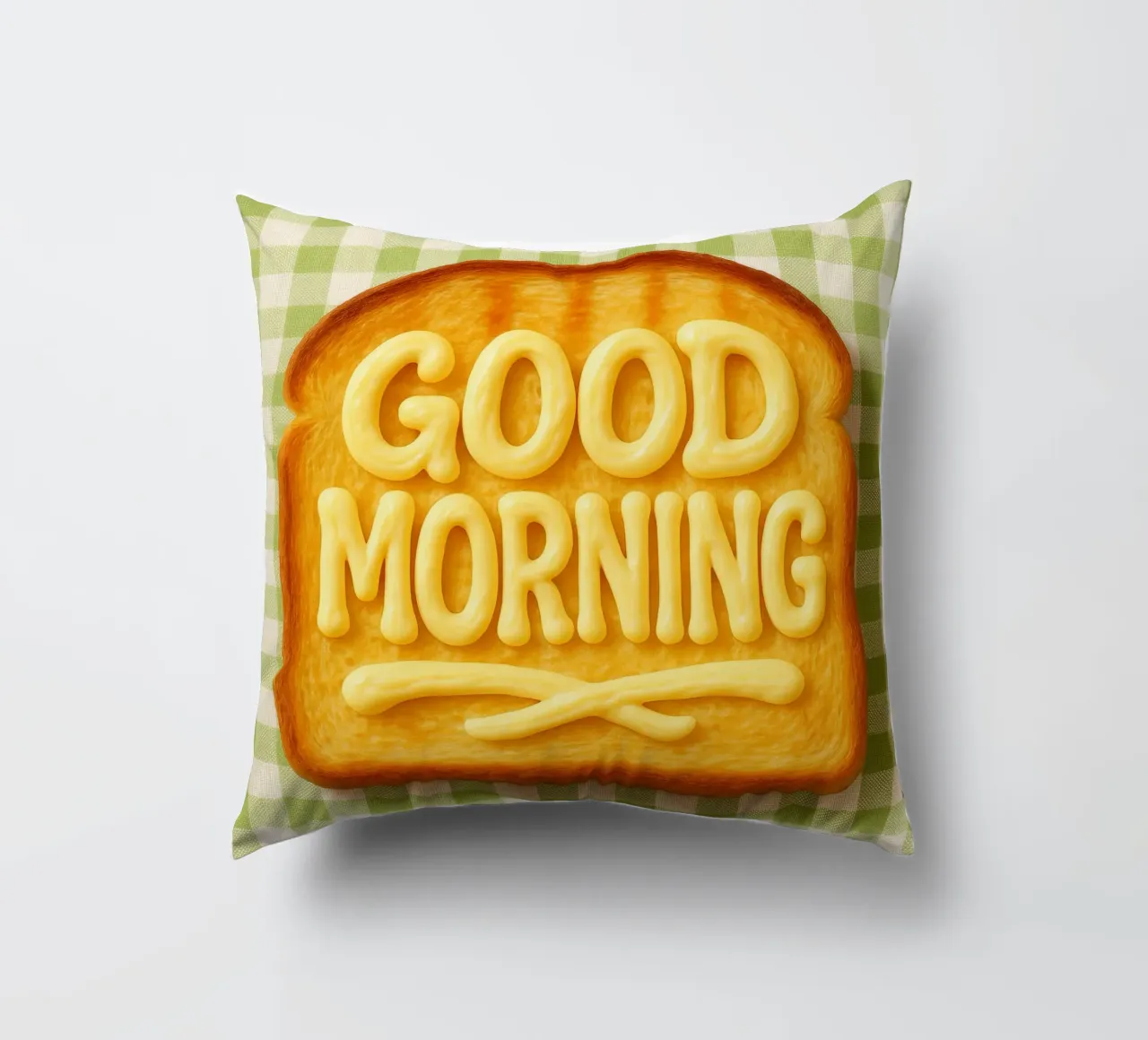 Good morning toast with butter cuscino da RB-Quotes
