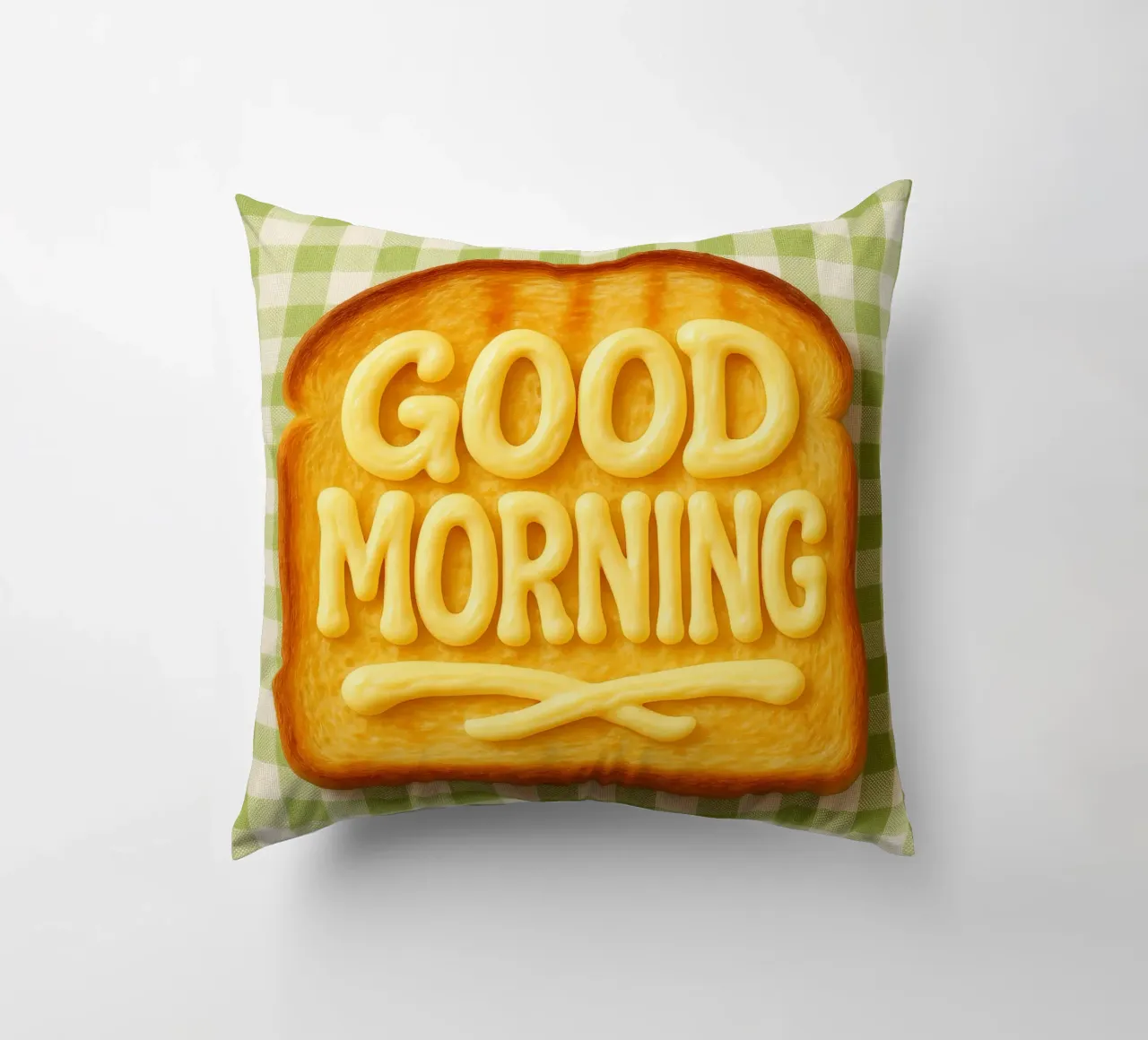 Good morning toast with butter cuscino da RB-Quotes