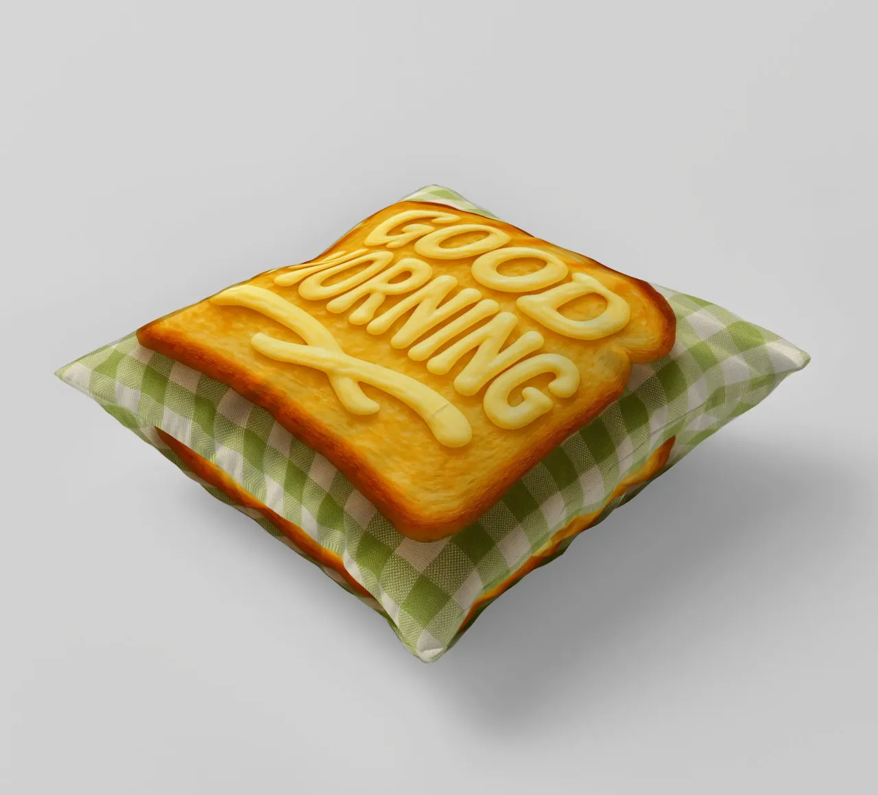 Good morning toast with butter cuscino da RB-Quotes