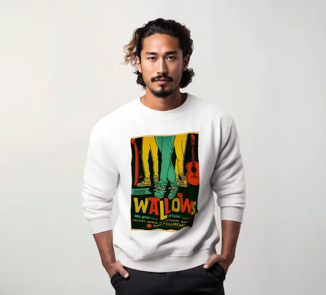 WALLOWS FRIDAY APRIL 26 & SATURDAY APRIL 27 2019 felpa da DGUnder