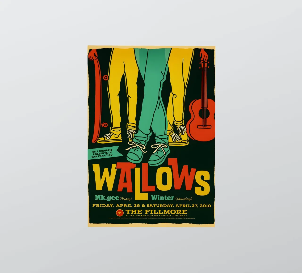 WALLOWS FRIDAY APRIL 26 & SATURDAY APRIL 27 2019 sticker by DGUnder