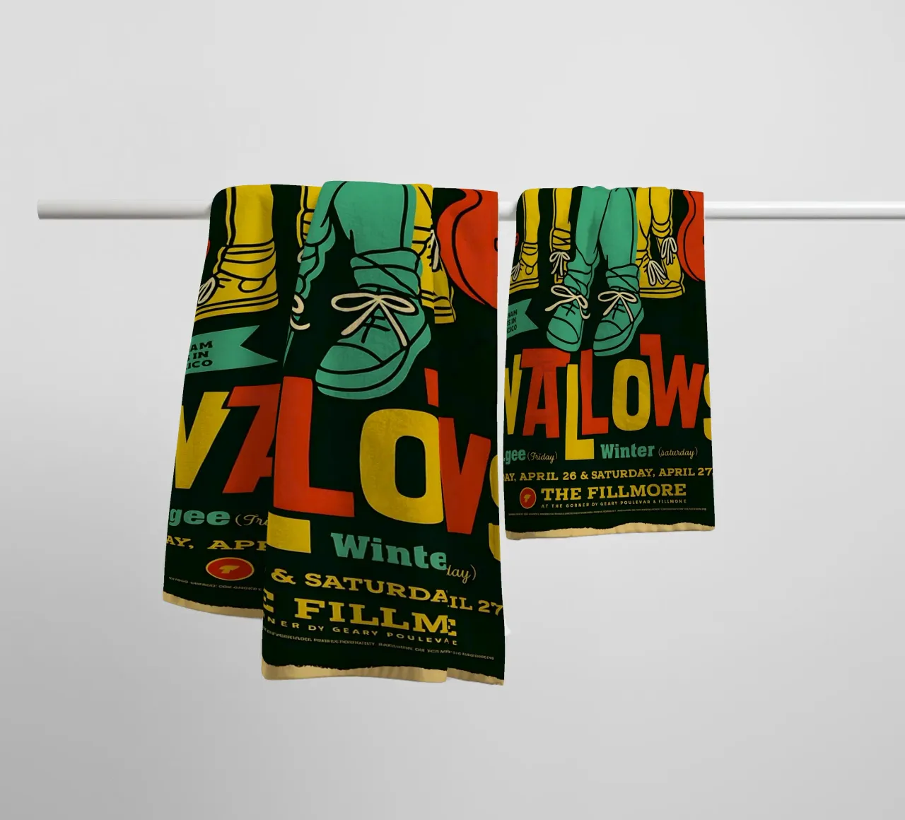 WALLOWS FRIDAY APRIL 26 & SATURDAY APRIL 27 2019 towel by DGUnder