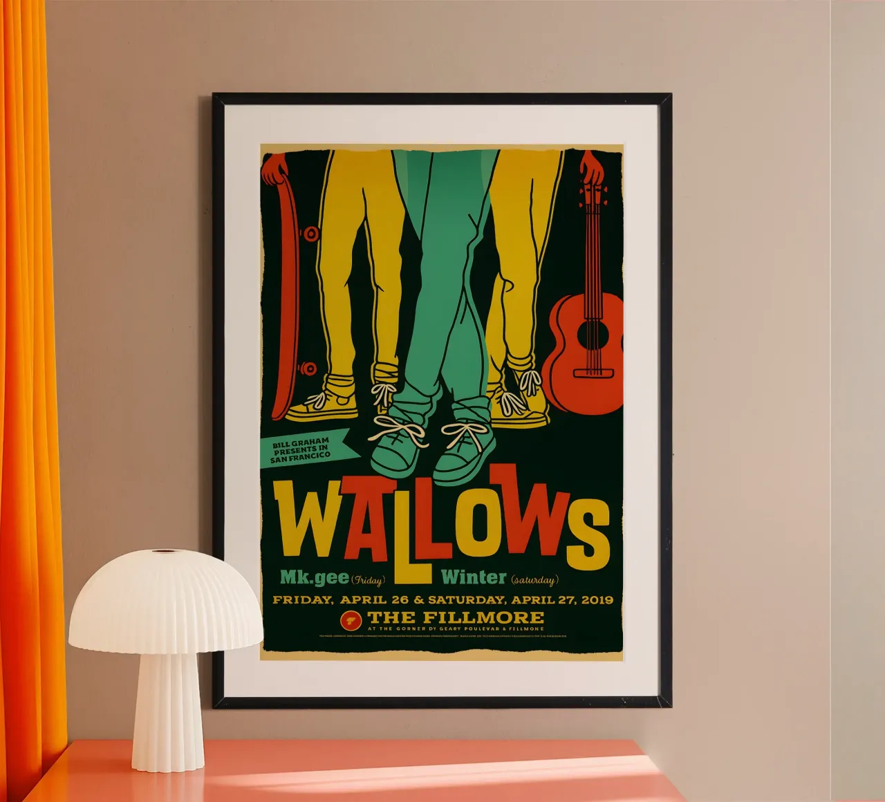 WALLOWS FRIDAY APRIL 26 & SATURDAY APRIL 27 2019 poster by DGUnder