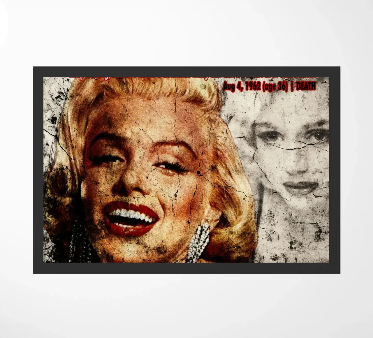 Marilyn Monroe Muro antico zerbino da Abasa Inaraya