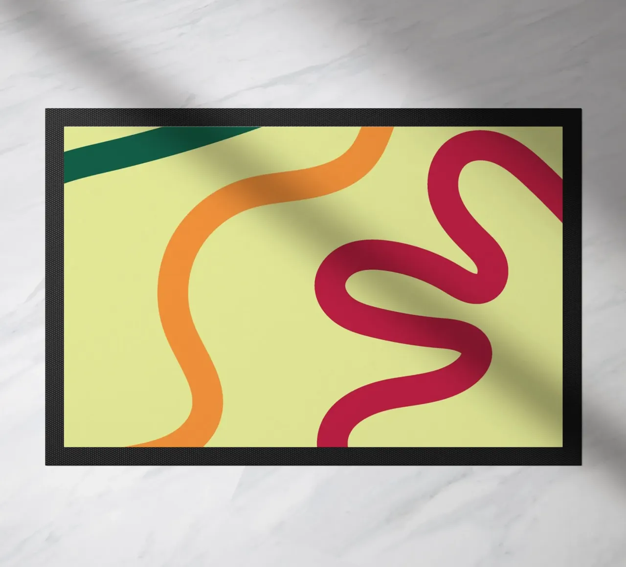 Linea d'arte corda colorata zerbino da galihstudio