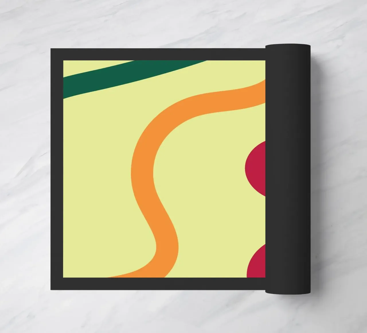 Linea d'arte corda colorata zerbino da galihstudio