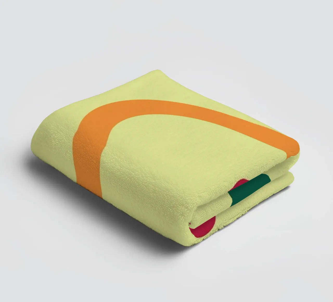 Linea d'arte corda colorata asciugamano da bagno da galihstudio