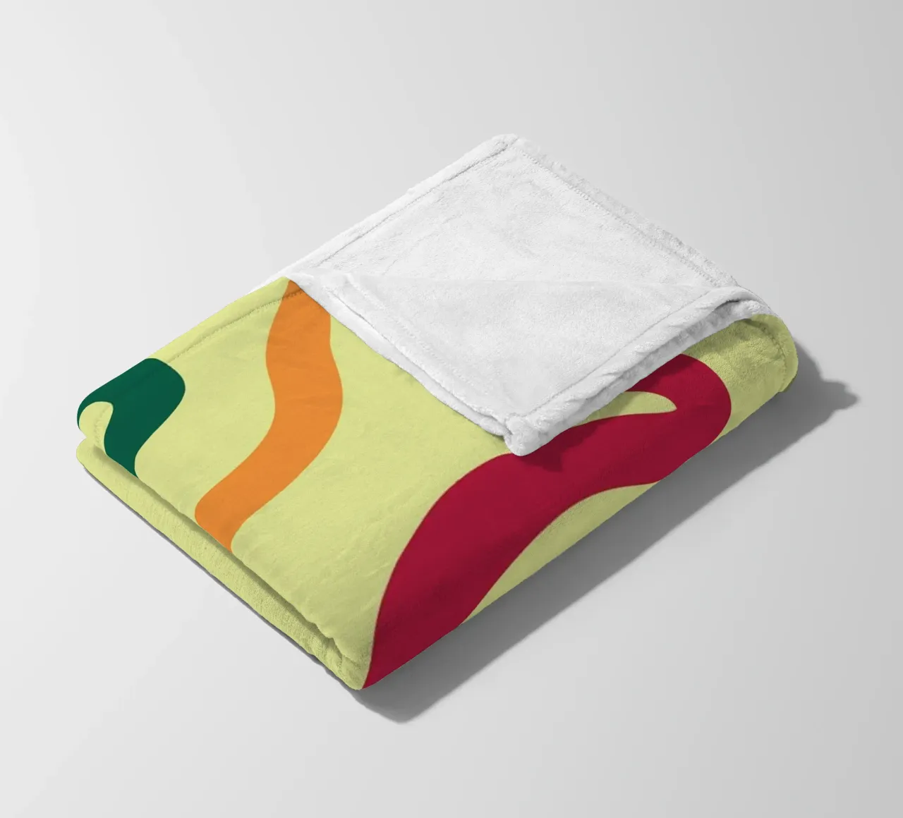 Linea d'arte corda colorata coperta in pile da galihstudio