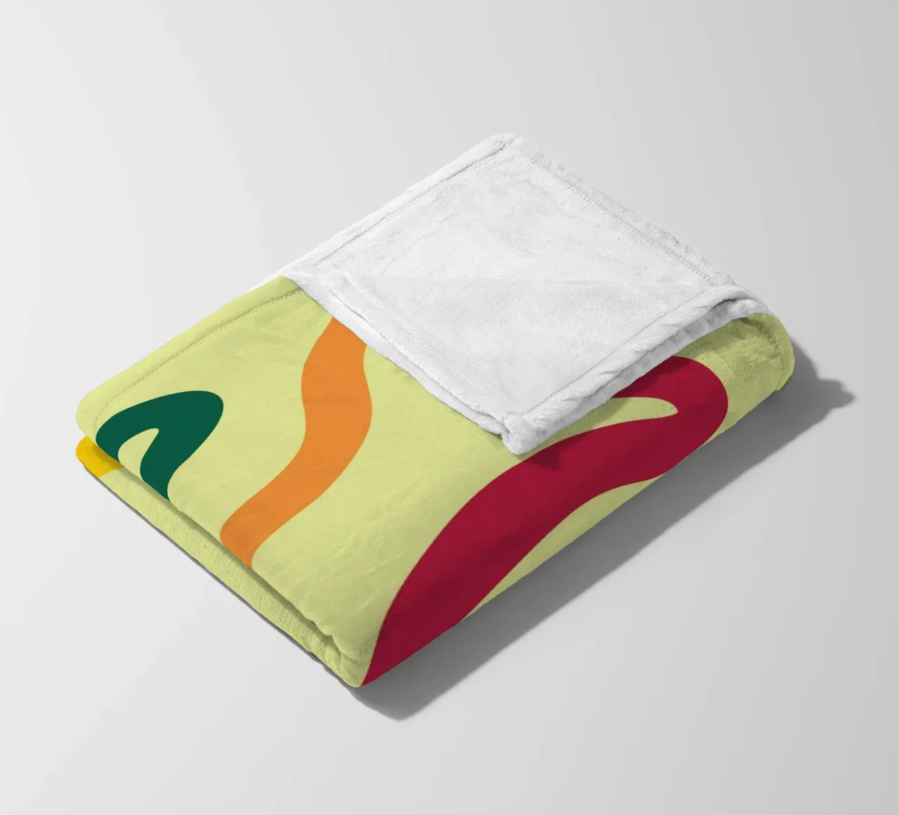 Linea d'arte corda colorata coperta in pile da galihstudio