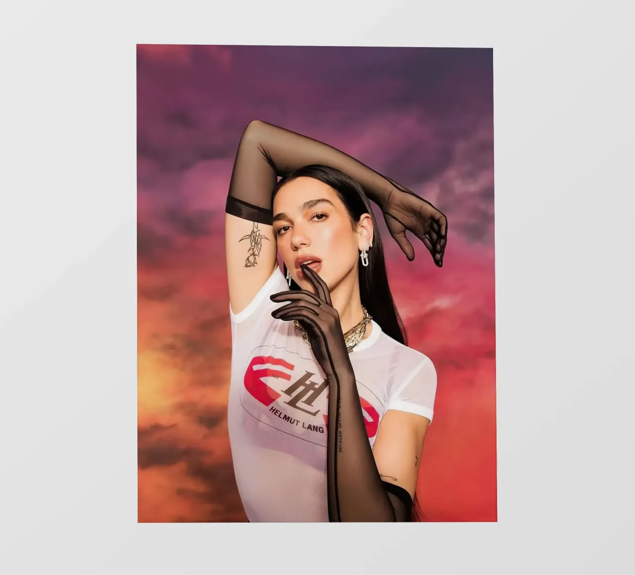 Dua Lipa telo in pvc da Musadad Shop