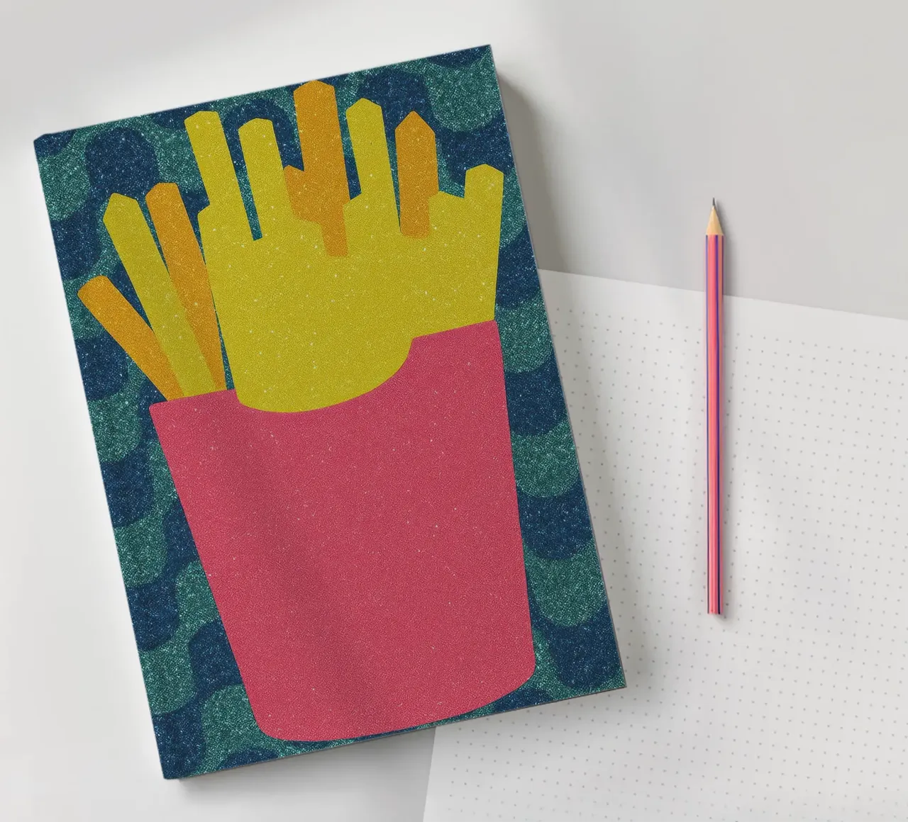 French Fries carnet de notes de Attaboy Dsgn