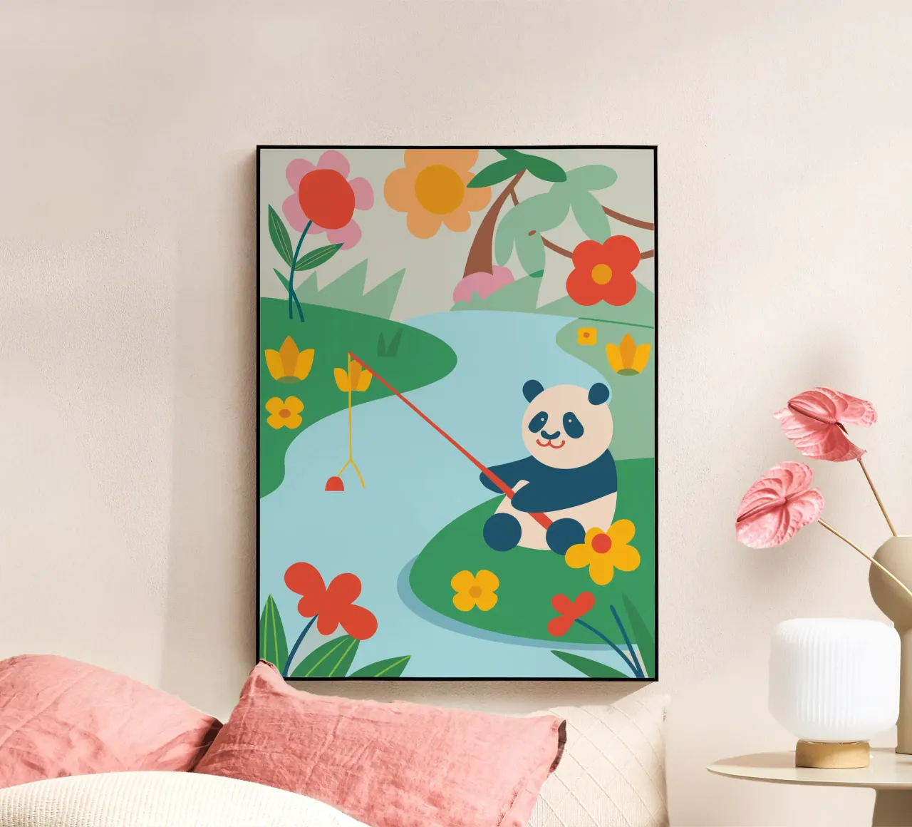 Panda da pesca plexiglass da CUTE ANIMALS