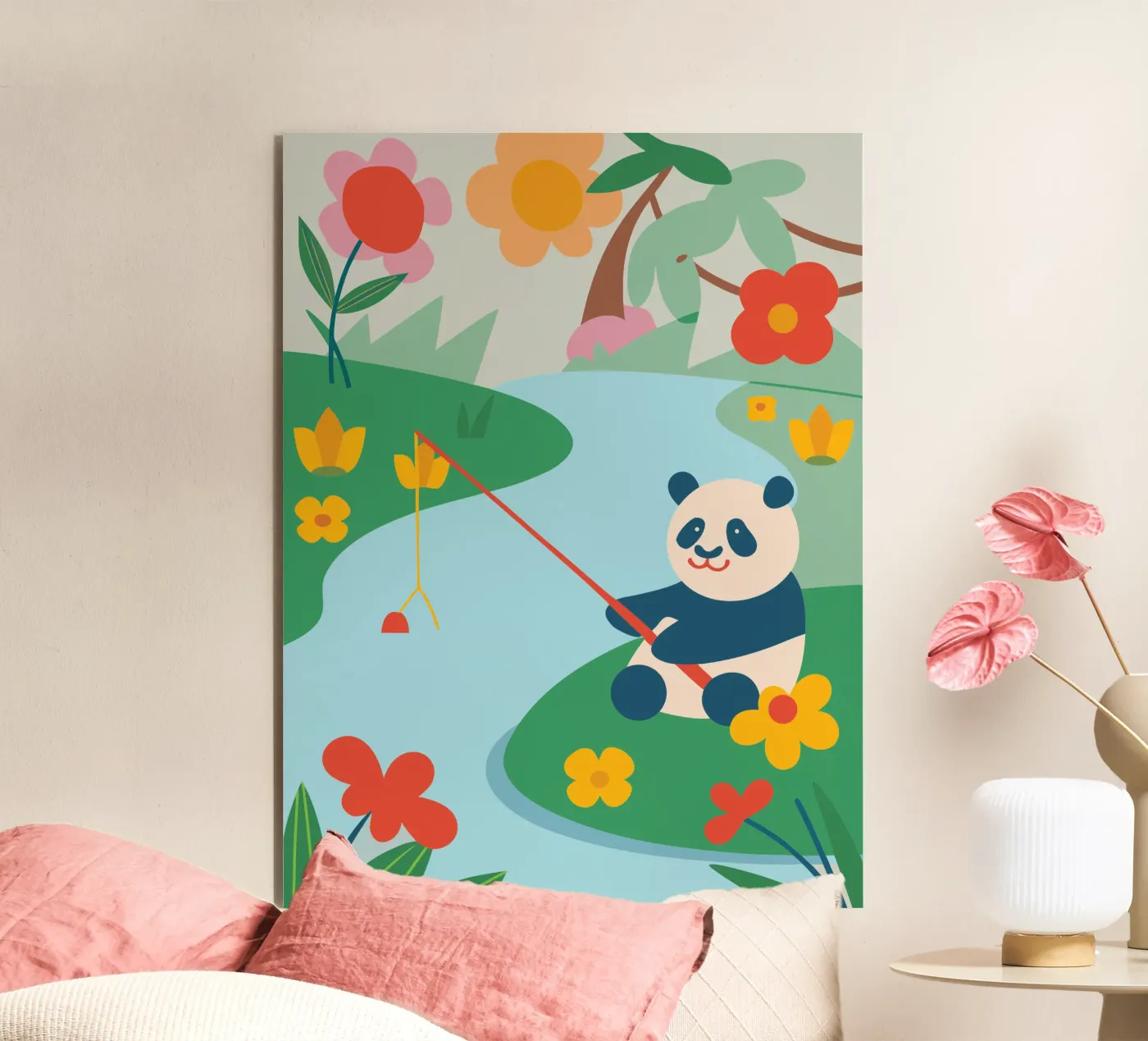 Fishing Panda Forex-Platte von CUTE ANIMALS