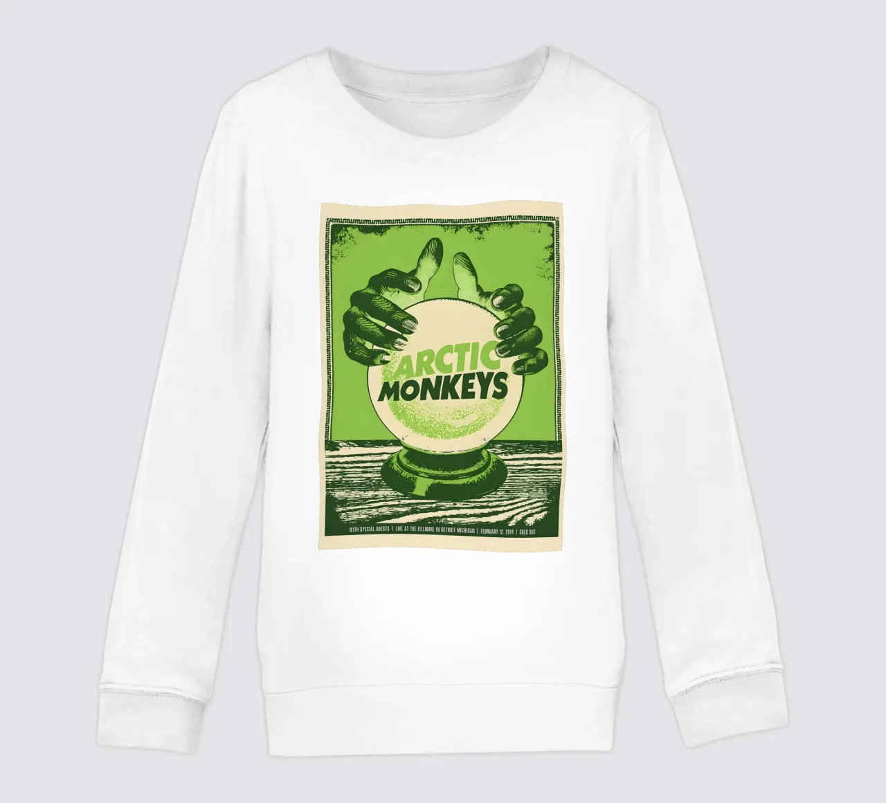 xiaOma Arctic Poster Vintage Music Canvas Art kids sweatshirt by DGUnder