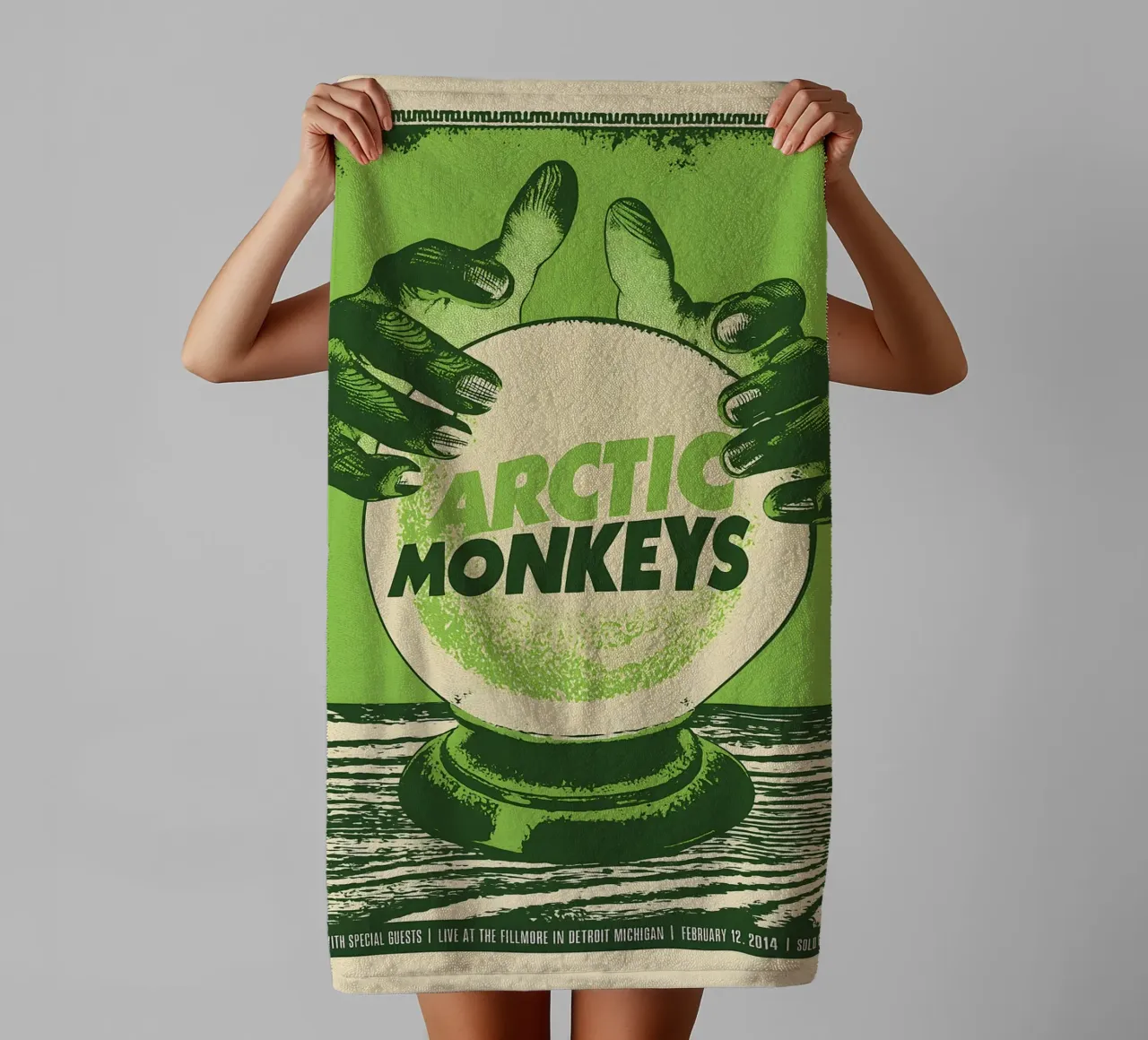 xiaOma Arctic Poster Vintage Music Canvas Art towel by DGUnder