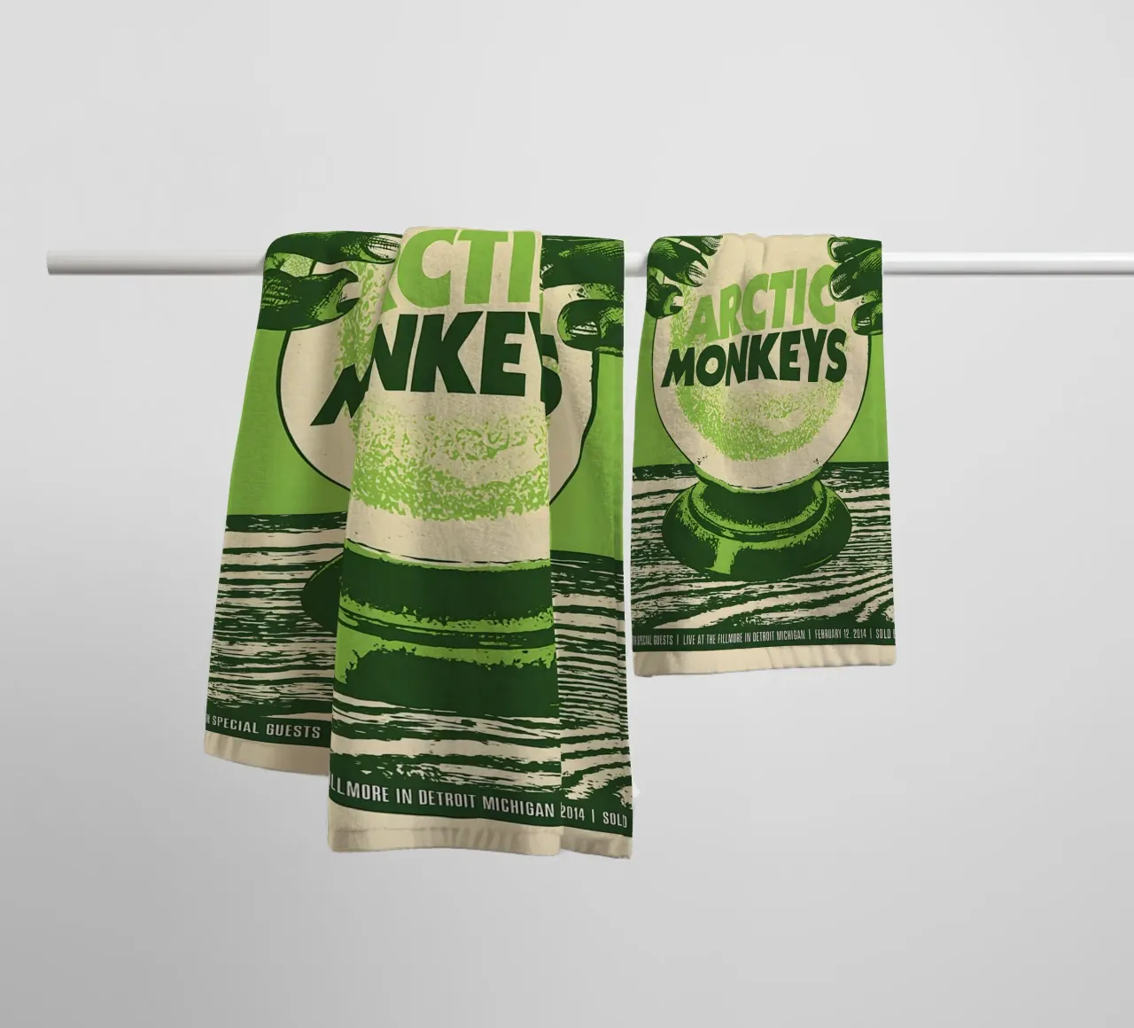 xiaOma Arctic Poster Vintage Music Canvas Art towel by DGUnder