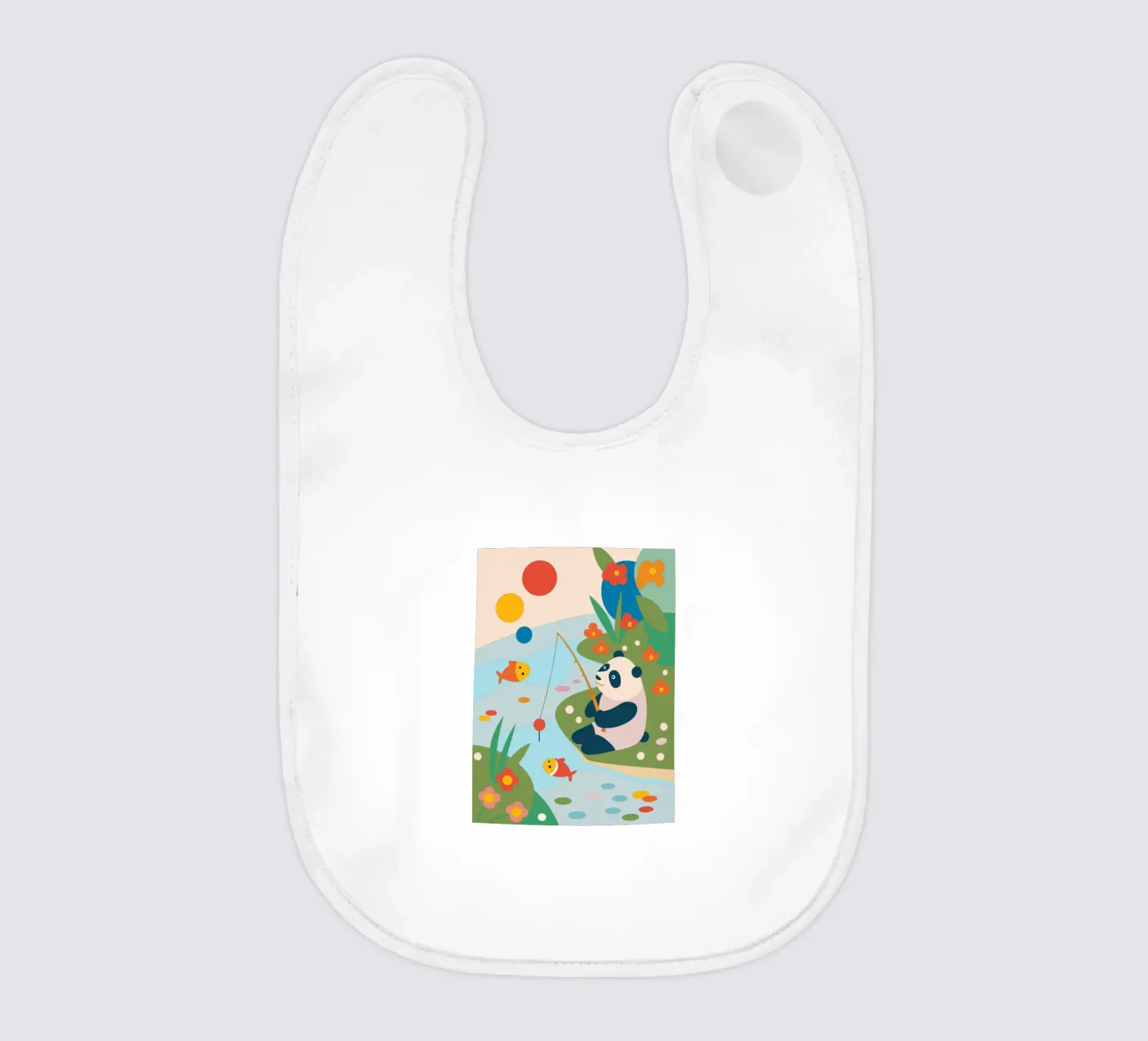 Fishing Panda bavoir de CUTE ANIMALS