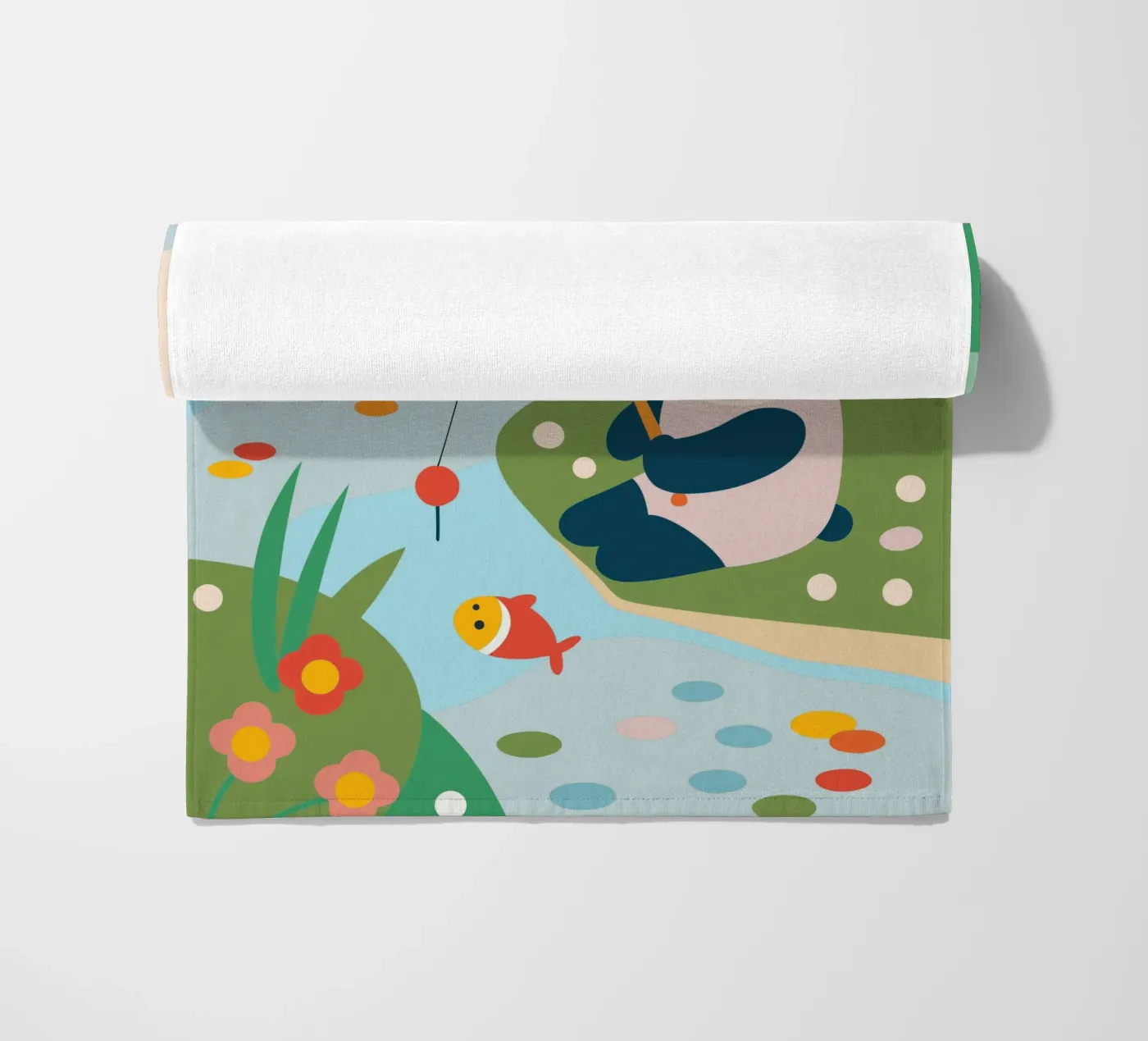 Panda da pesca telo mare da CUTE ANIMALS