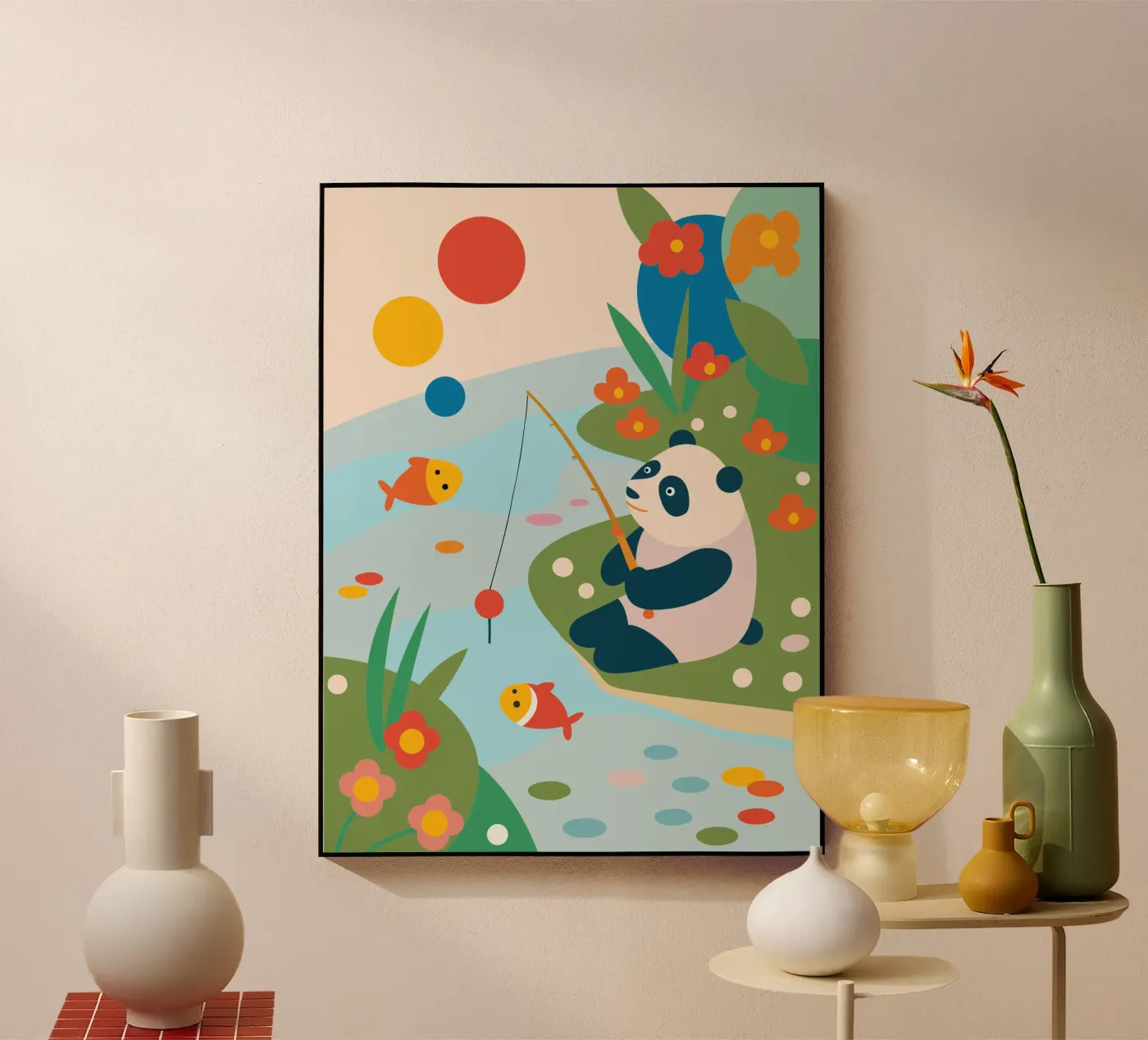 Panda da pesca plexiglass da CUTE ANIMALS