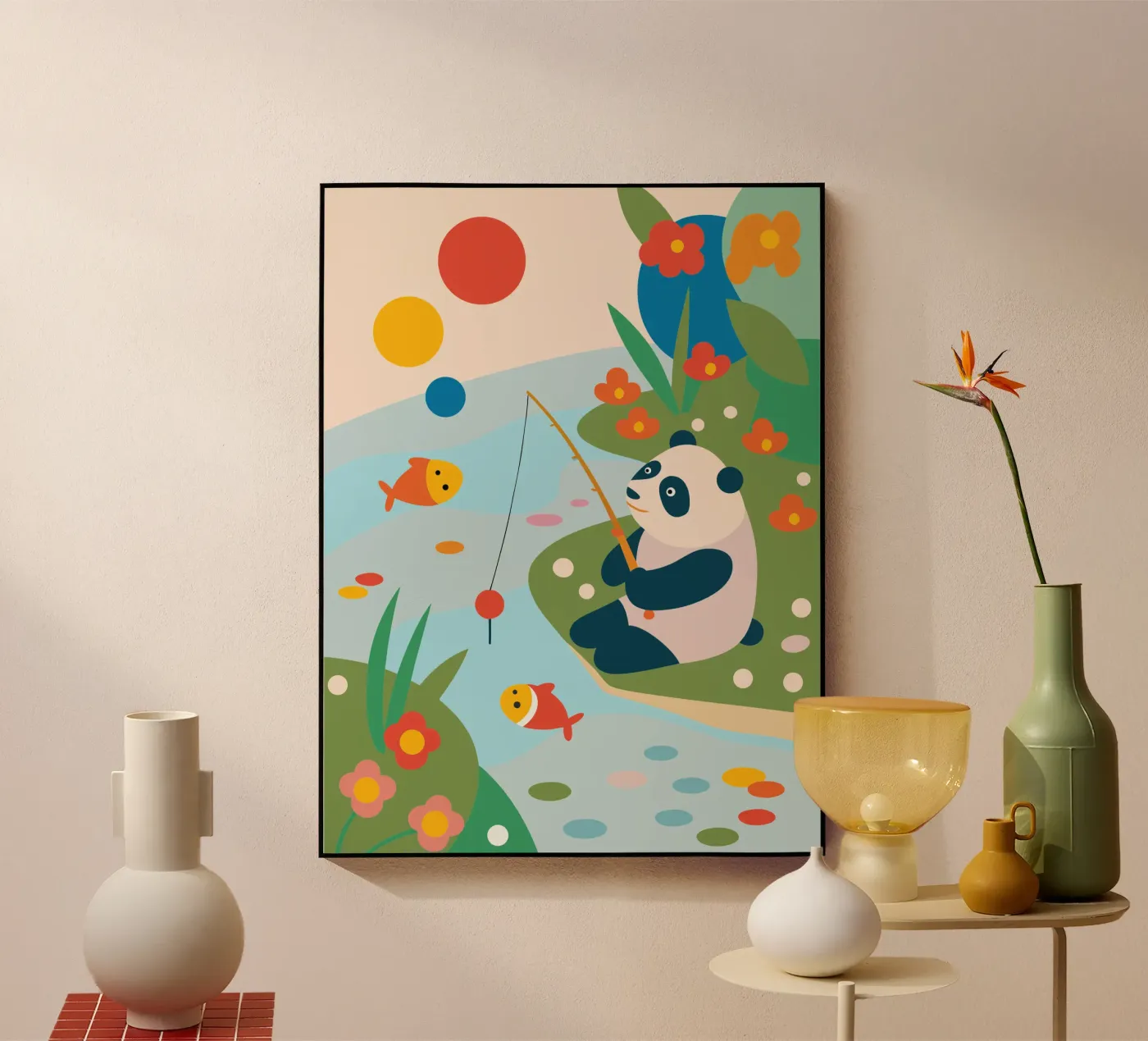 Panda da pesca plexiglass da CUTE ANIMALS