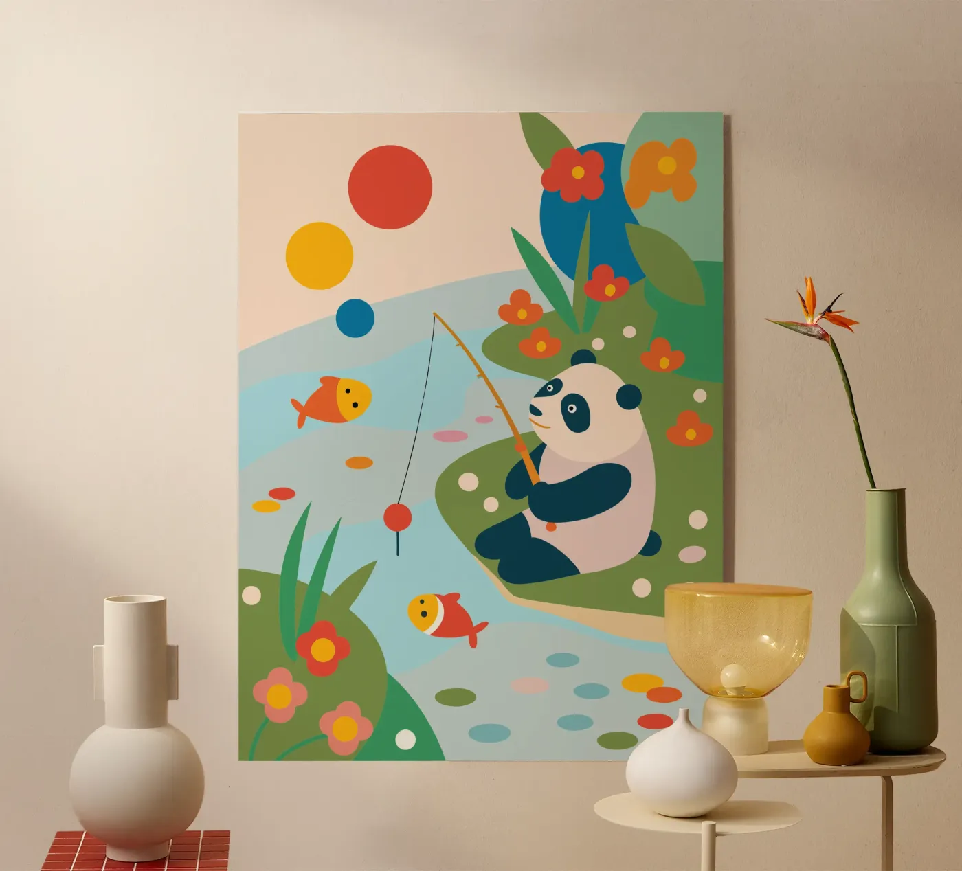 Panda da pesca plexiglass da CUTE ANIMALS