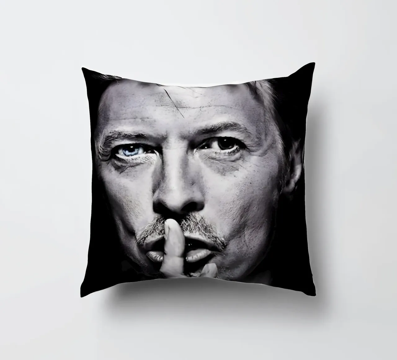David Bowie cuscino da Low poly art