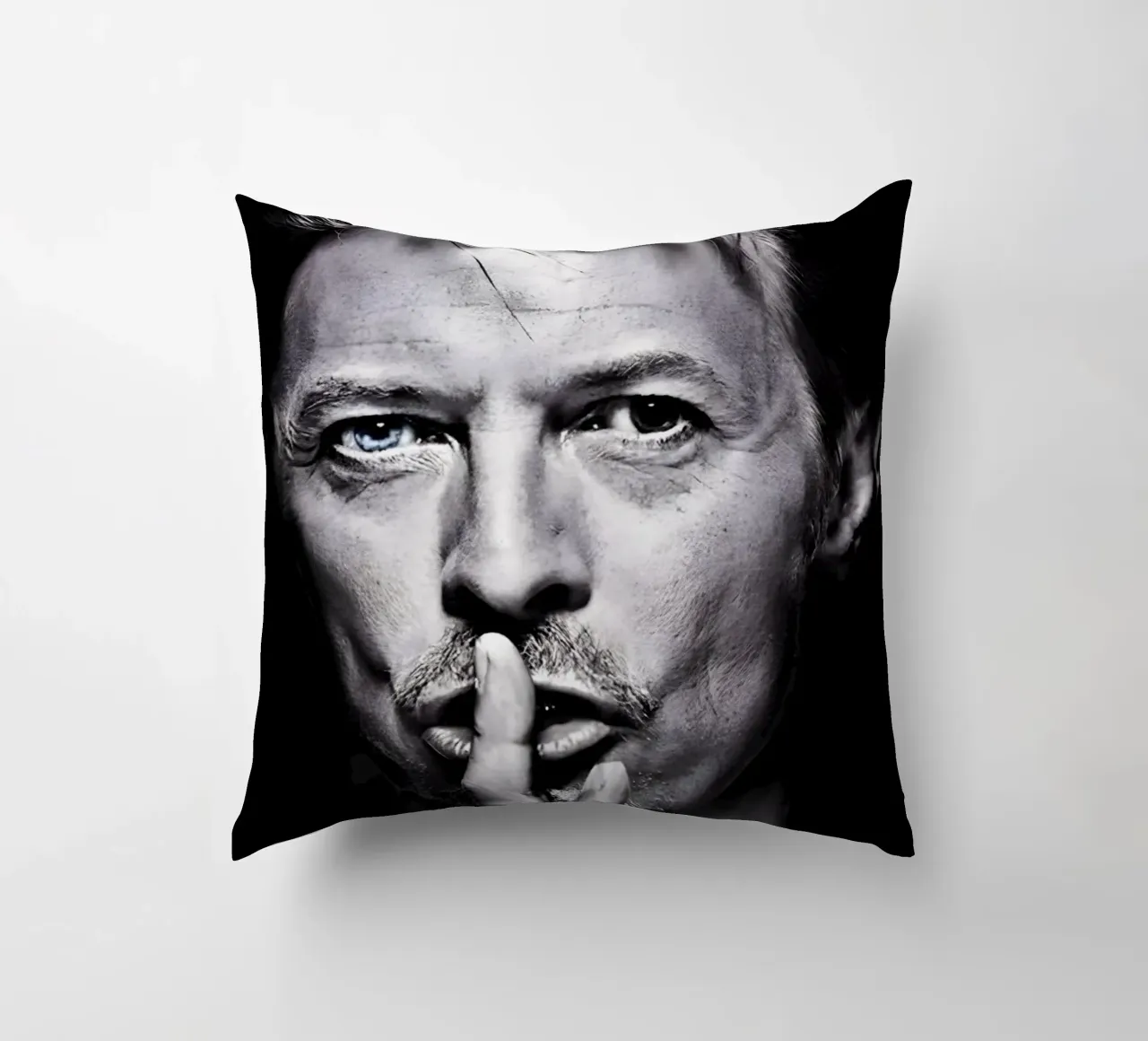 David Bowie cuscino da Low poly art