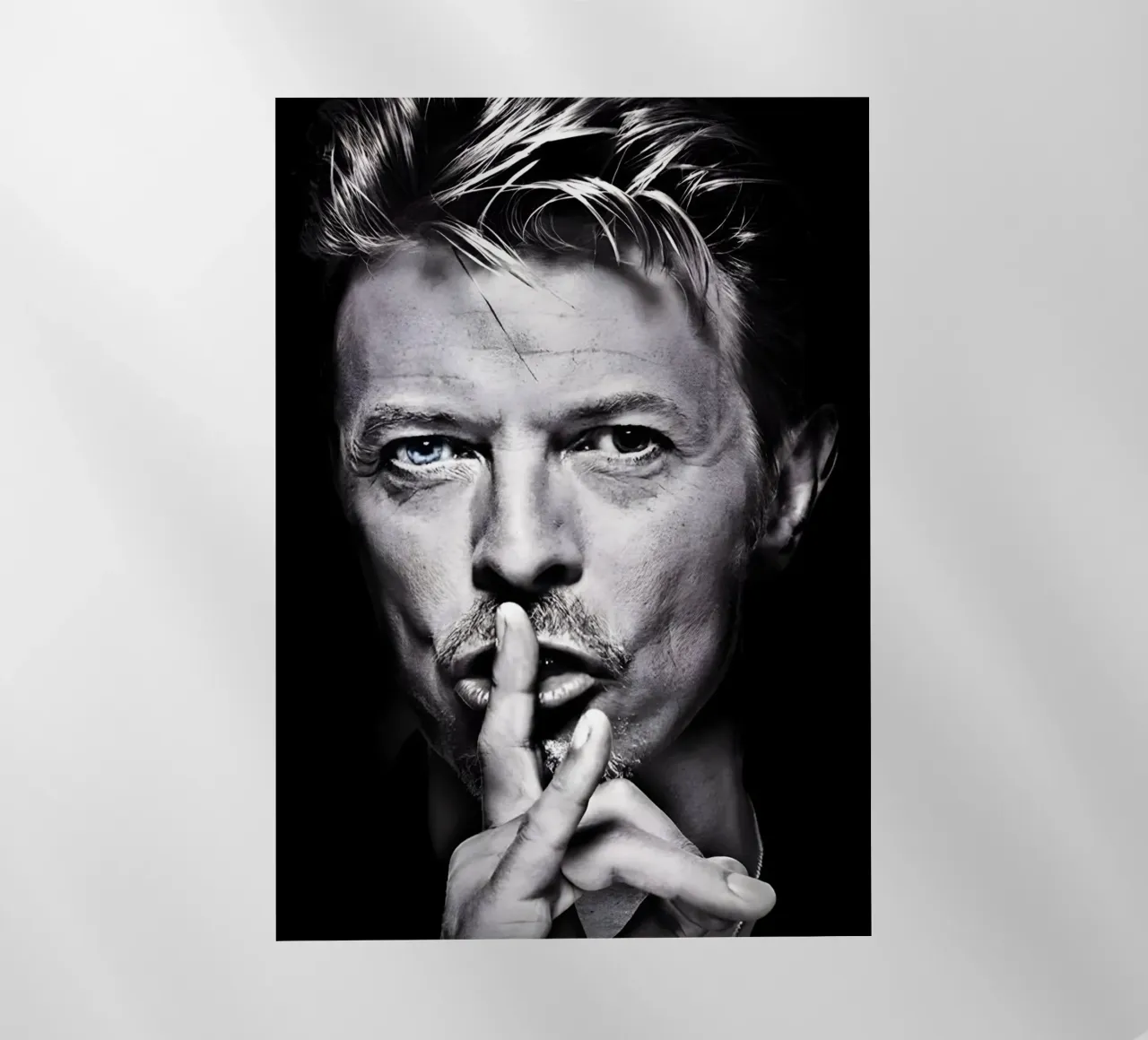 David Bowie pellicola backlit da Low poly art
