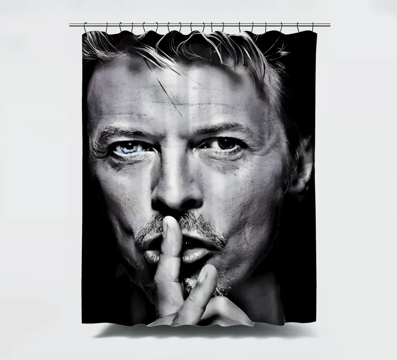 David Bowie tenda da doccia da Low poly art