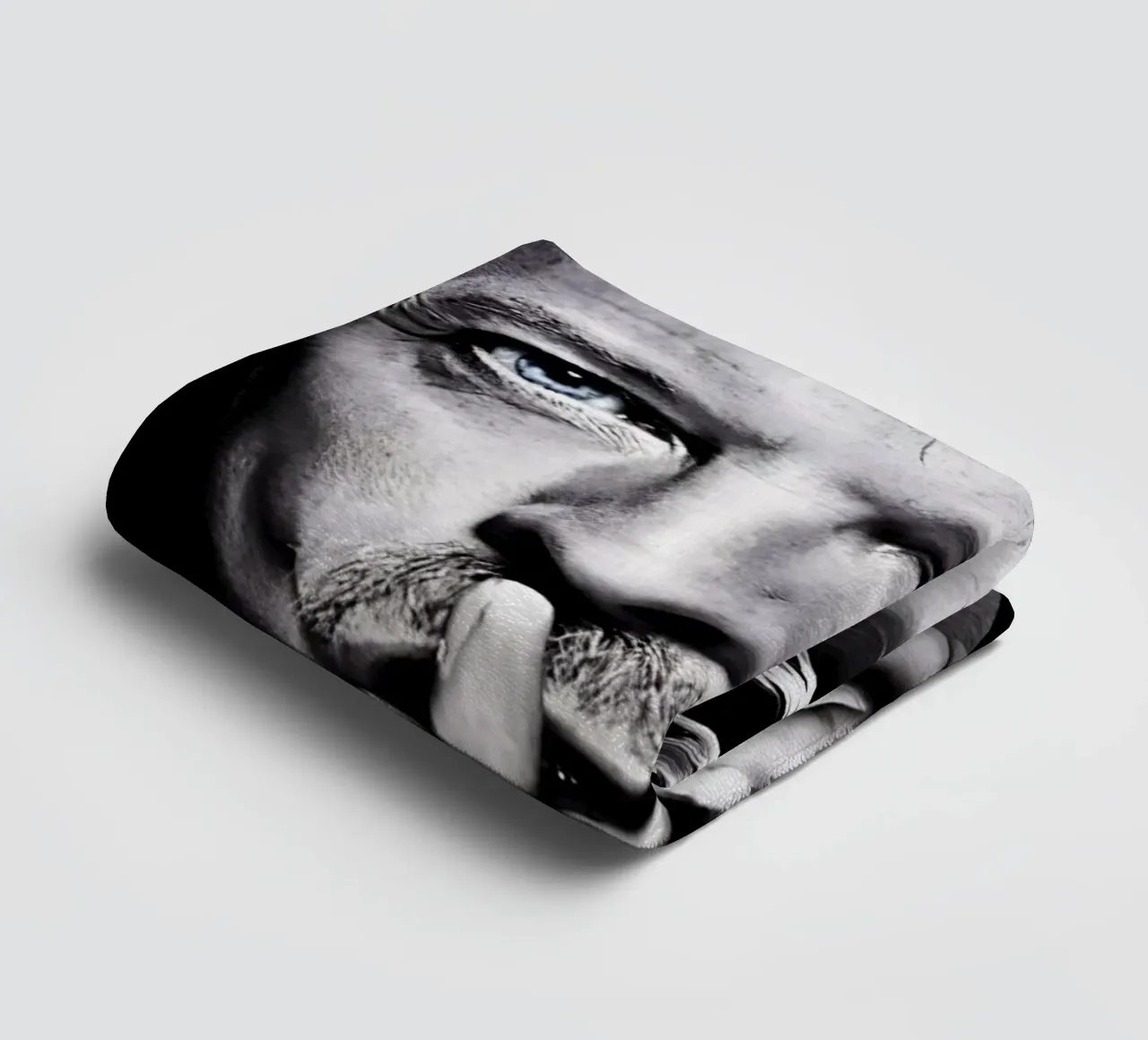 David Bowie towel by Low poly art