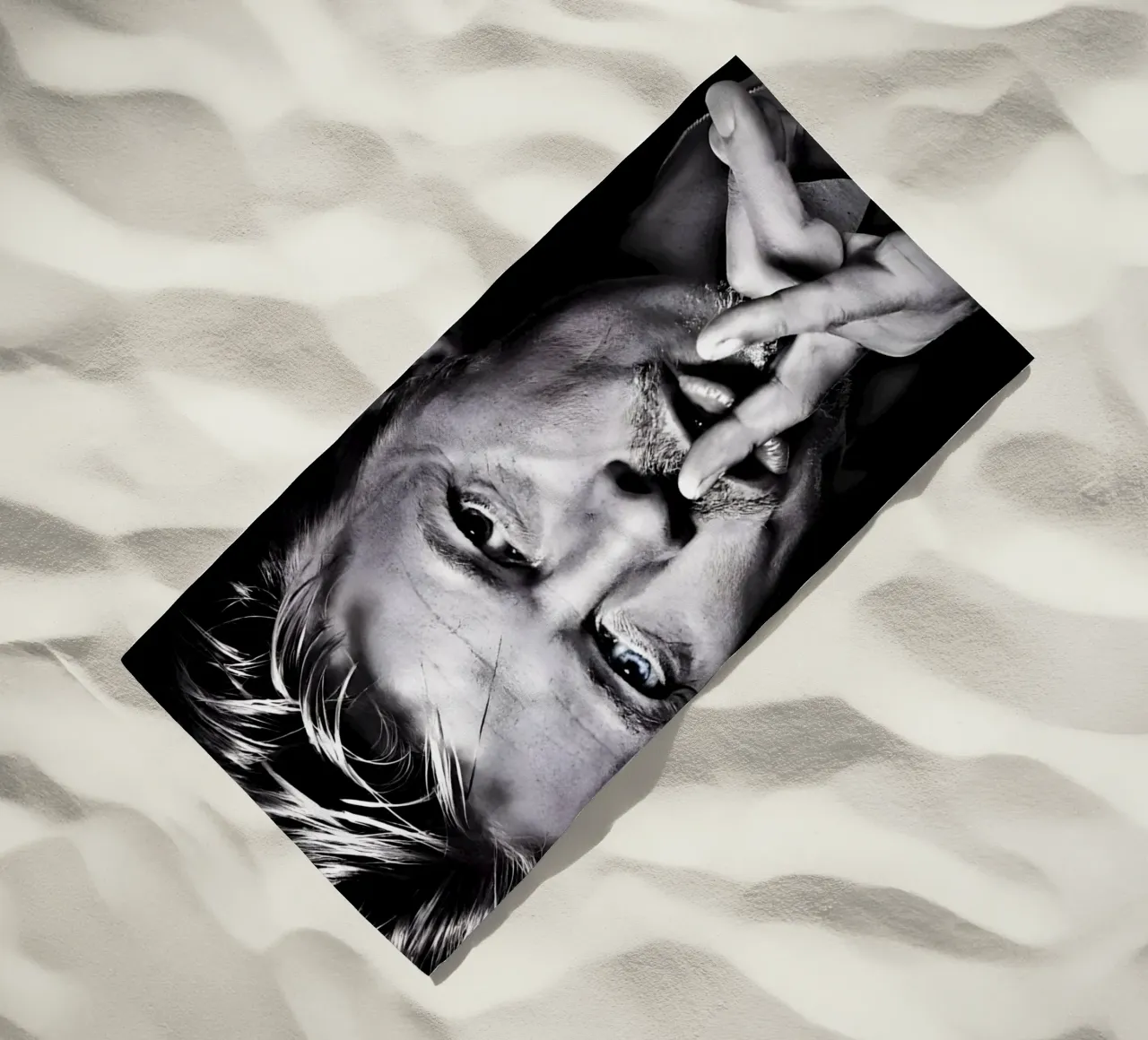 David Bowie telo mare da Low poly art