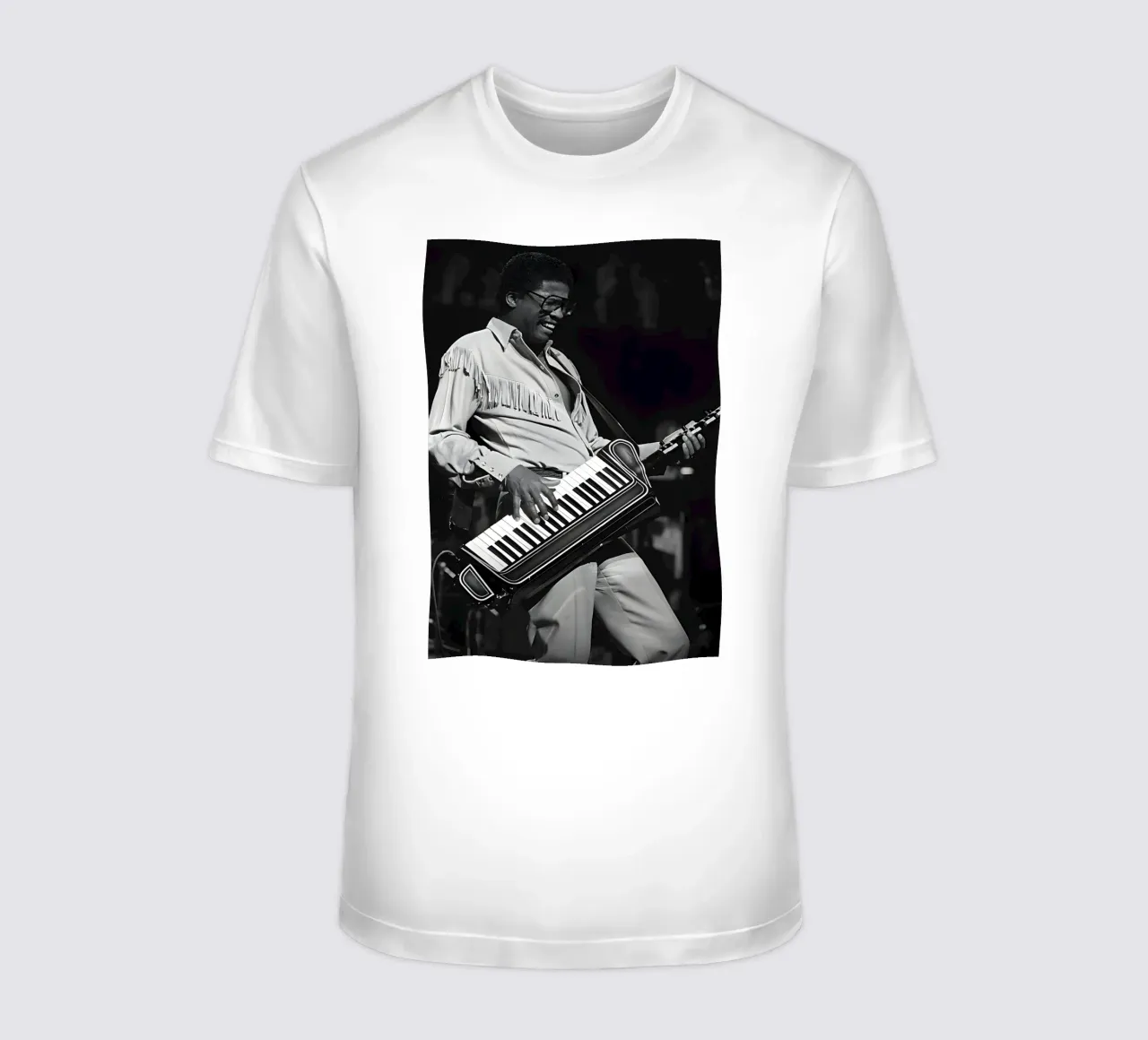 Herbie Hancock t-shirt by Low poly art