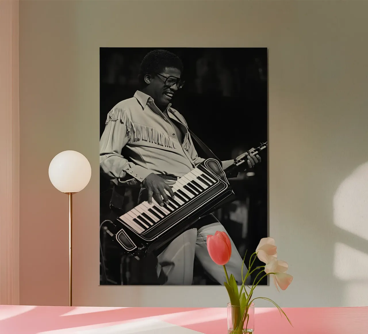 Herbie Hancock poster van Low poly art