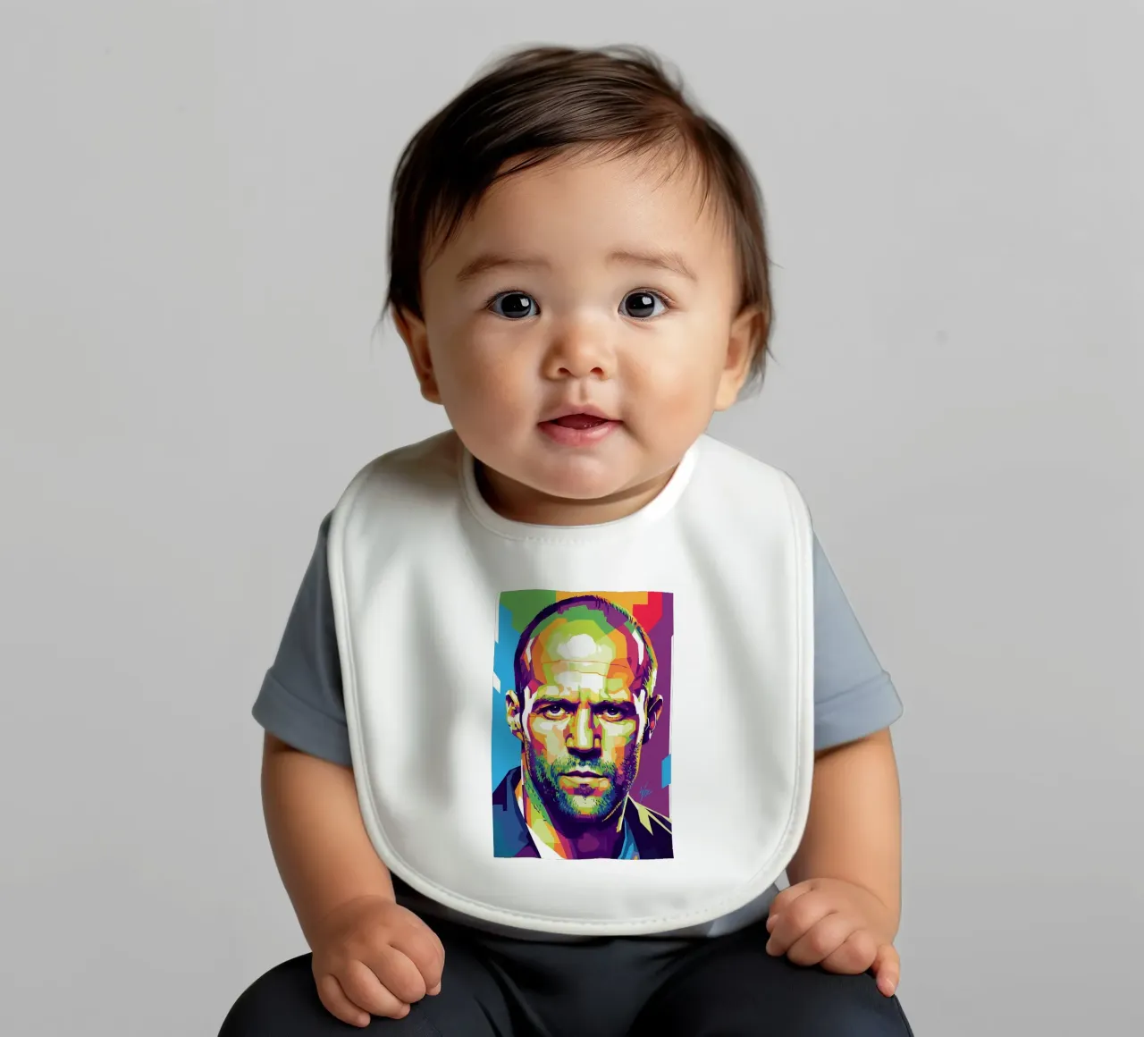 Jason Statham WPAP art style (1) bavaglino da Hantamrata
