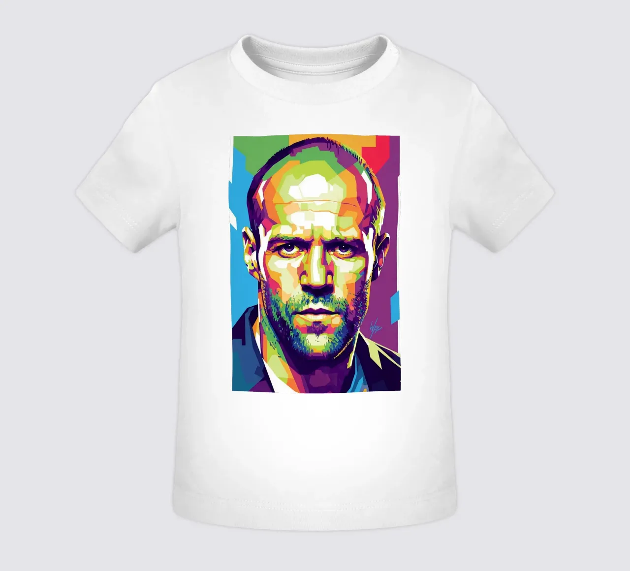 Jason Statham WPAP art style (1) maglietta neonato da Hantamrata
