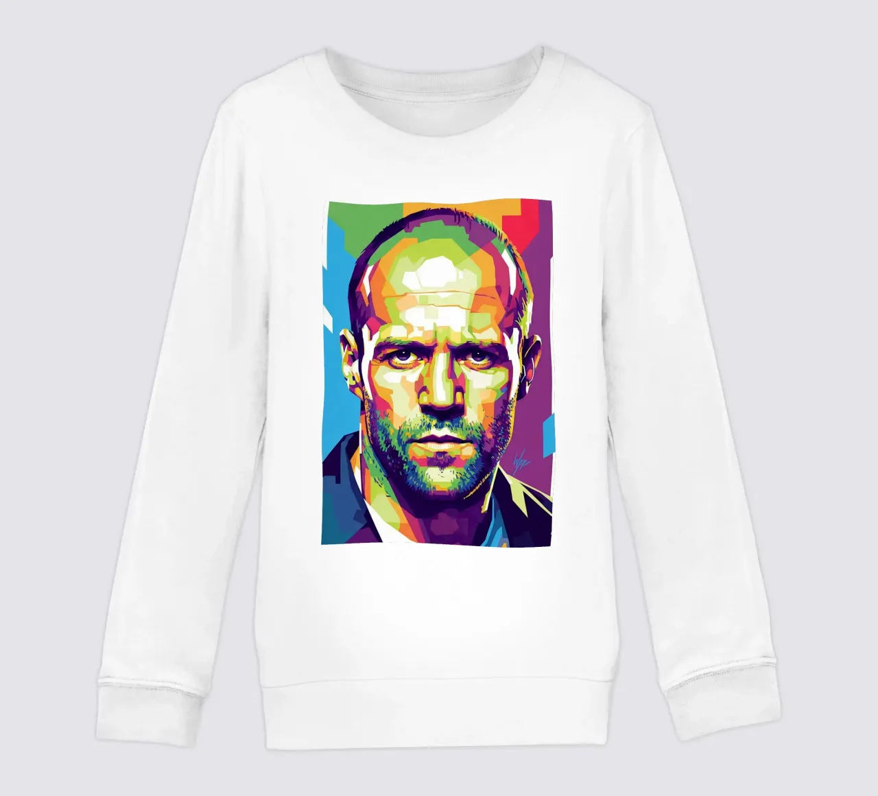 Jason Statham WPAP art style (1) felpa bambino da Hantamrata