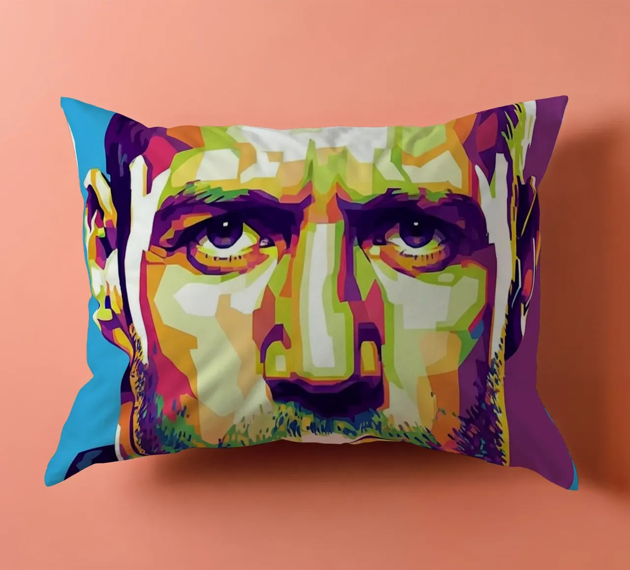 Jason Statham WPAP art style (1) cuscino da Hantamrata