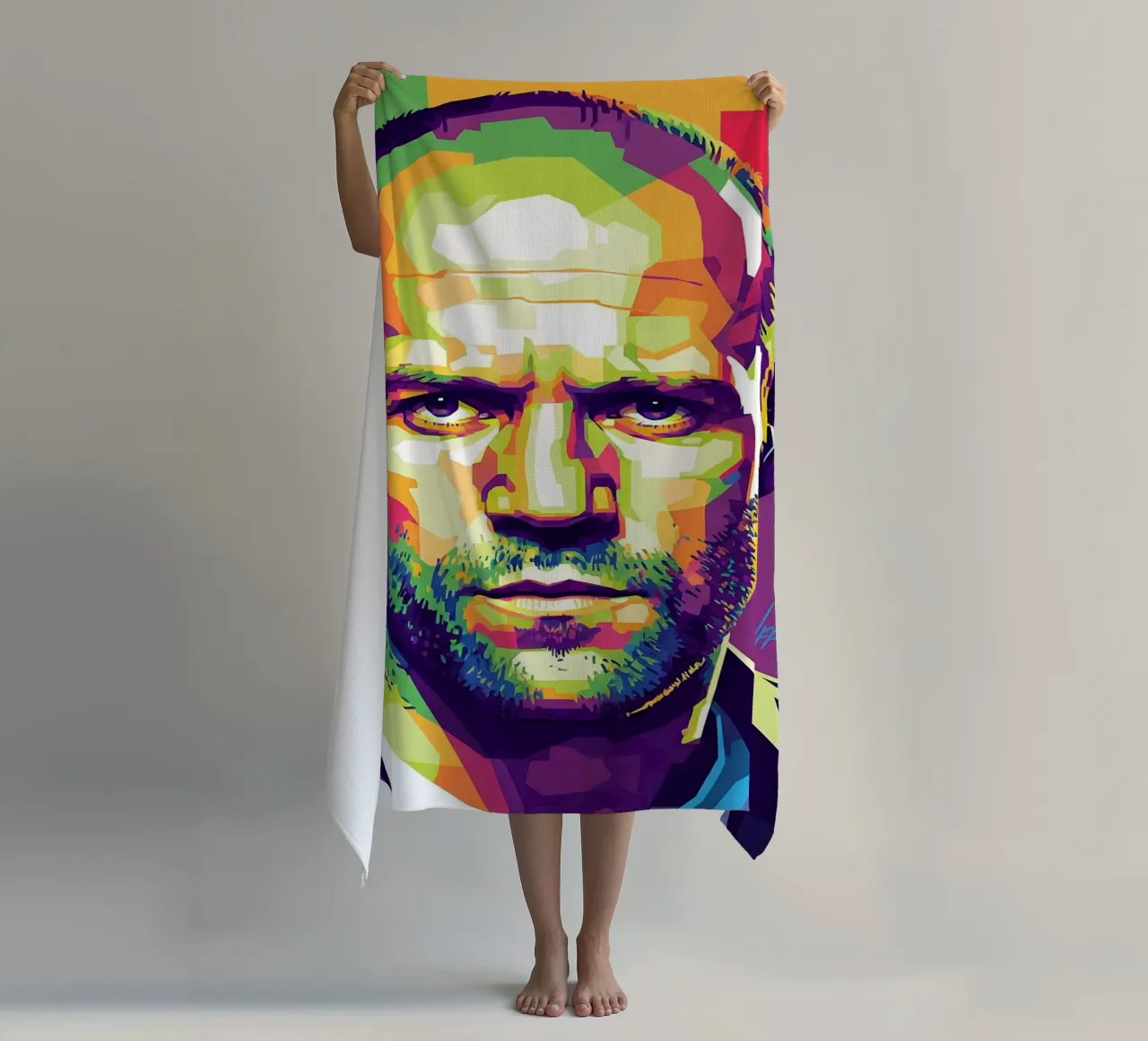 Jason Statham WPAP art style (1) telo mare da Hantamrata