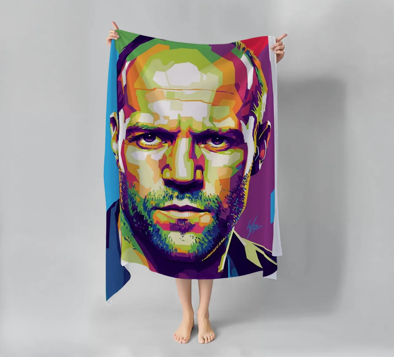 Jason Statham WPAP art style (1) telo mare da Hantamrata