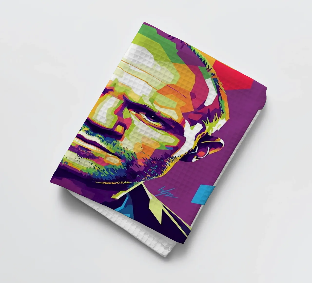 Jason Statham WPAP art style (1) canovaccio da cucina da Hantamrata